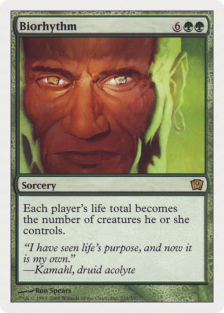 Biorhythm — Ninth Edition — Magic: The Gathering