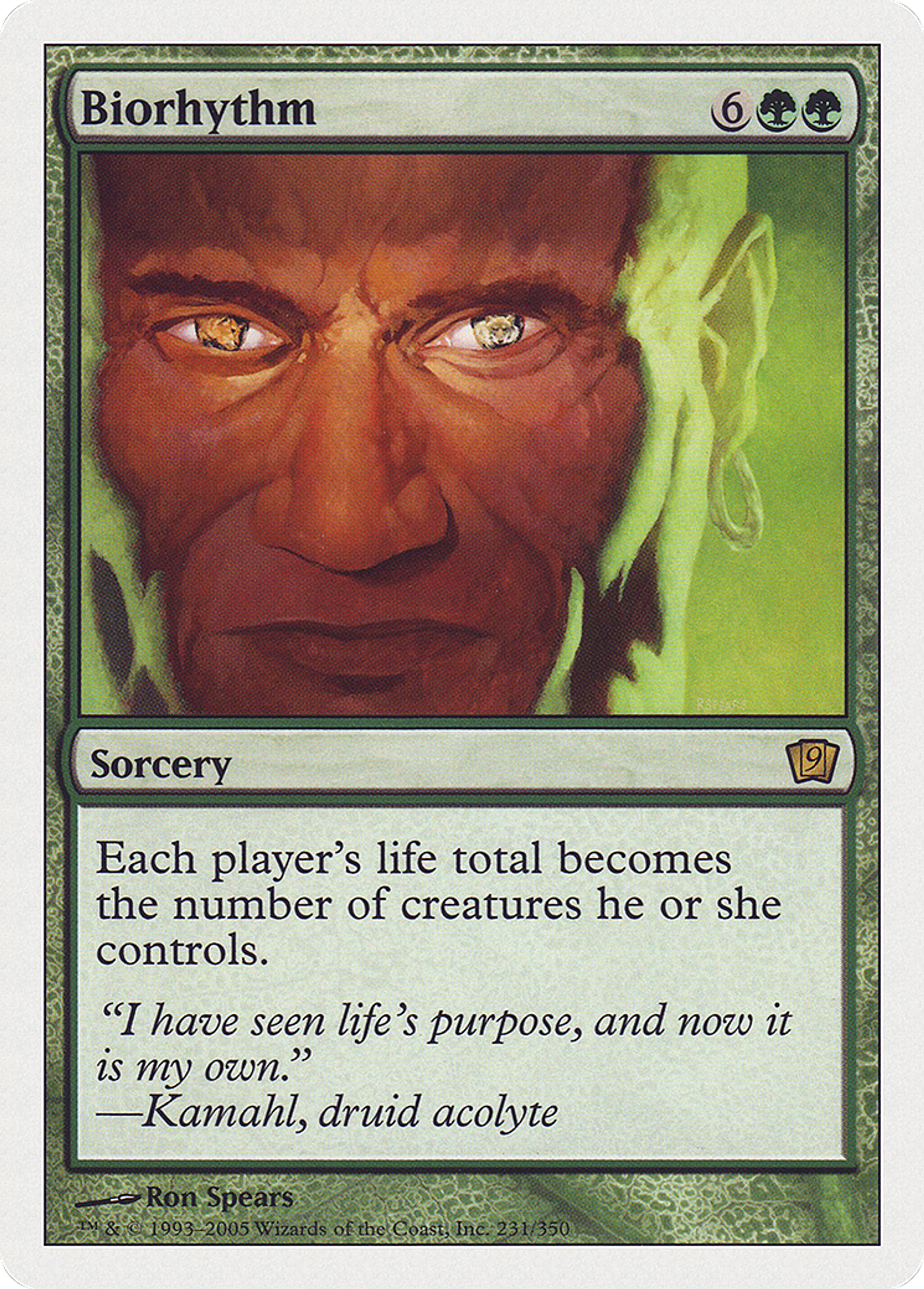 Biorythme — Ninth Edition — Magic: The Gathering