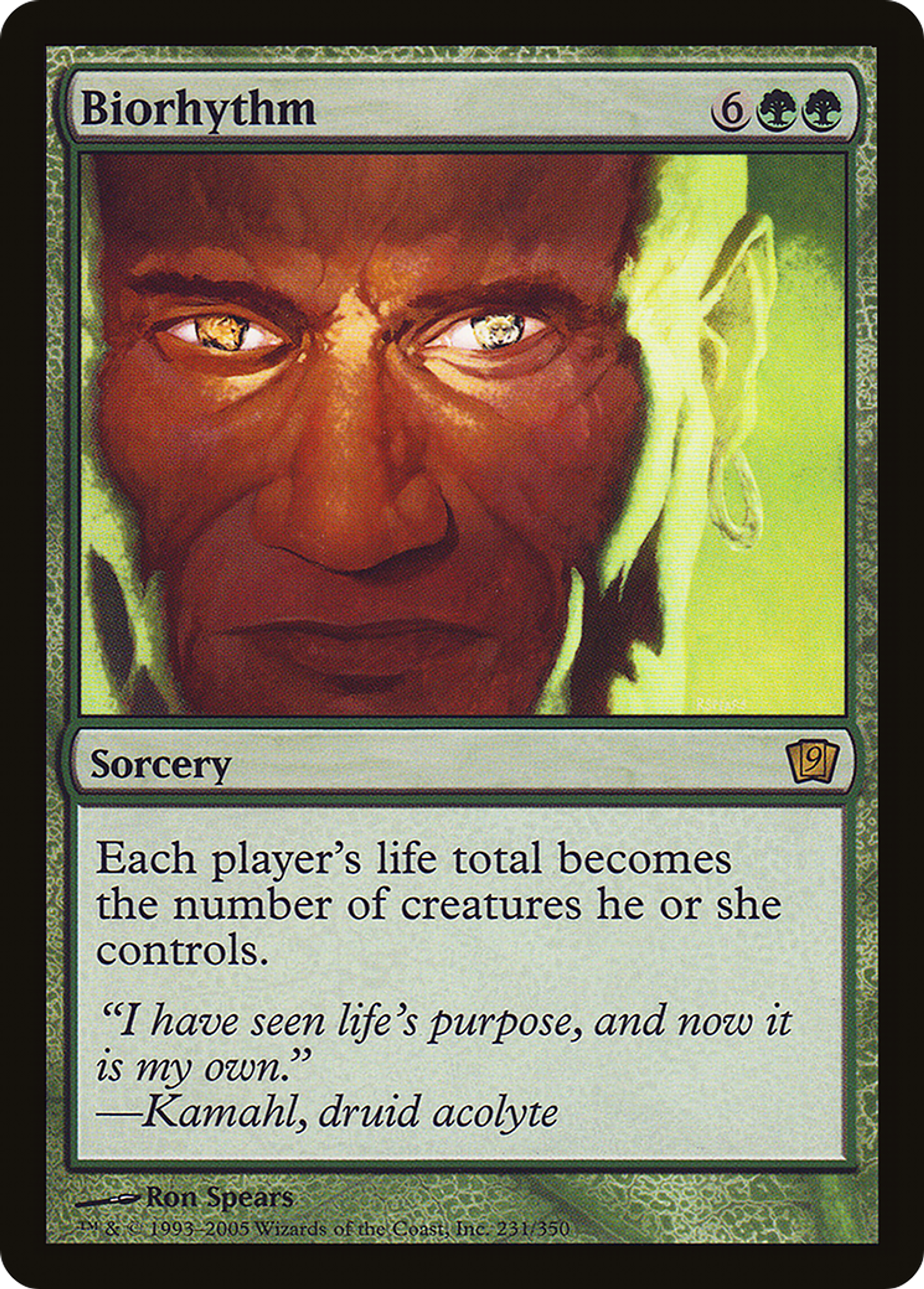Biorythme — Ninth Edition — Magic: The Gathering