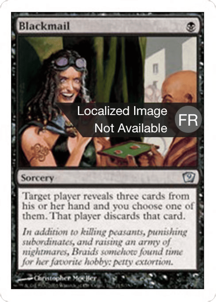 Chantage — Ninth Edition — Magic: The Gathering