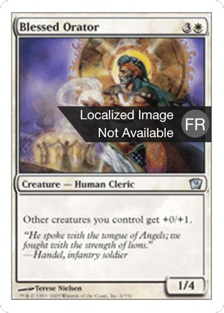 Orateur béni — Ninth Edition — Magic: The Gathering