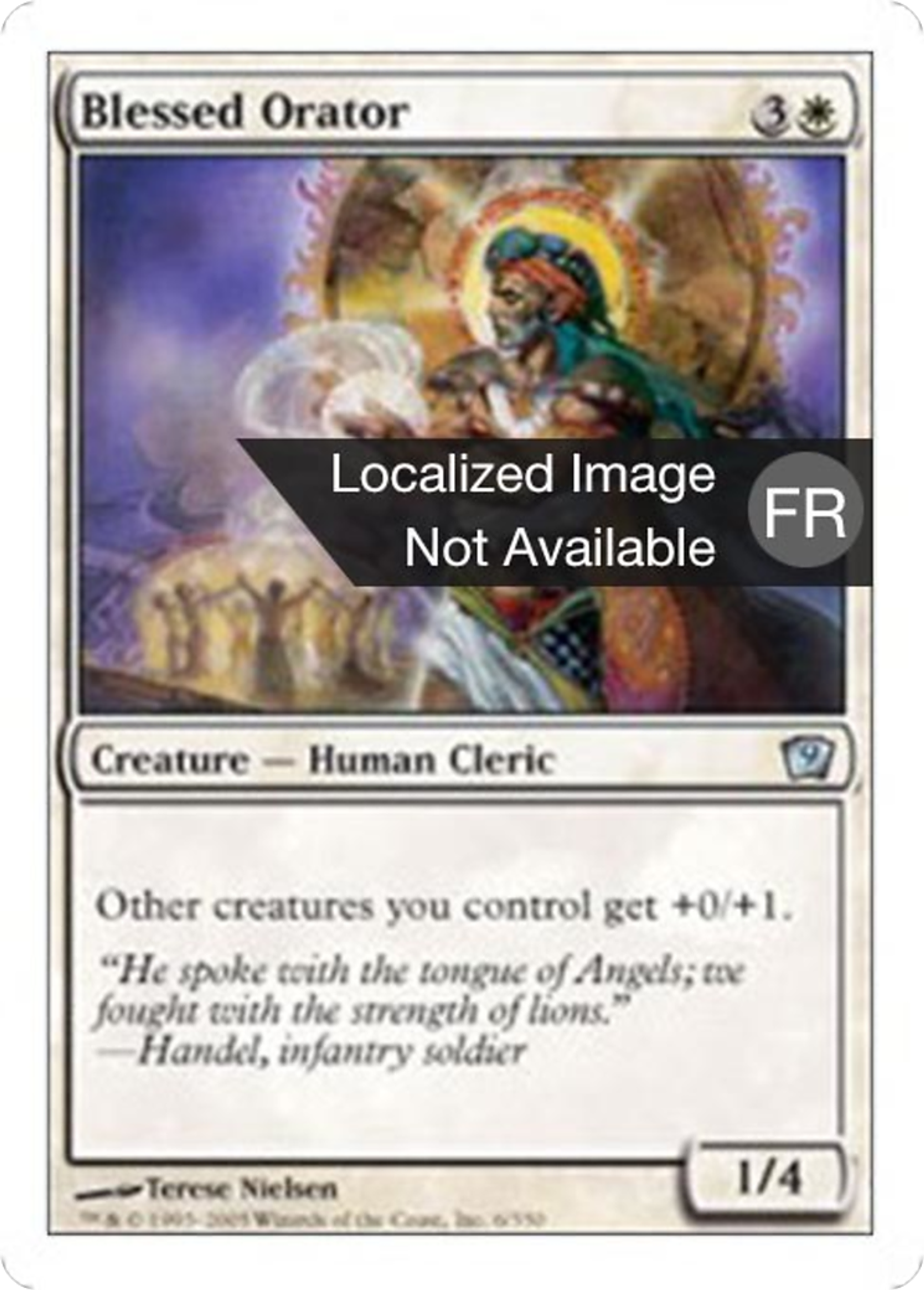 Orateur béni — Ninth Edition — Magic: The Gathering