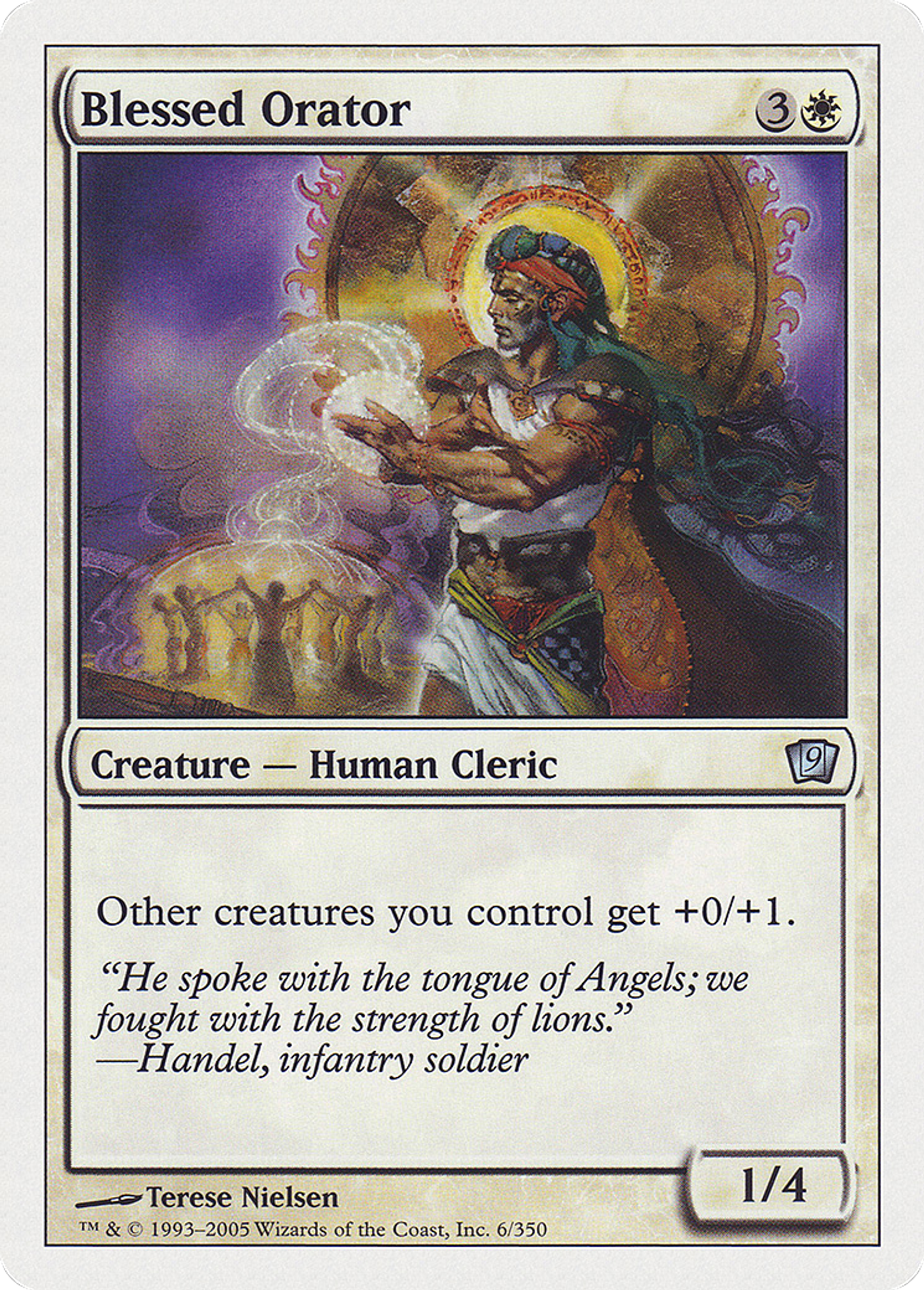 Orateur béni — Ninth Edition — Magic: The Gathering