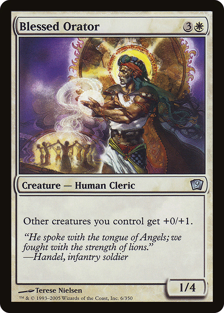 Blessed Orator — Ninth Edition — Magic: The Gathering