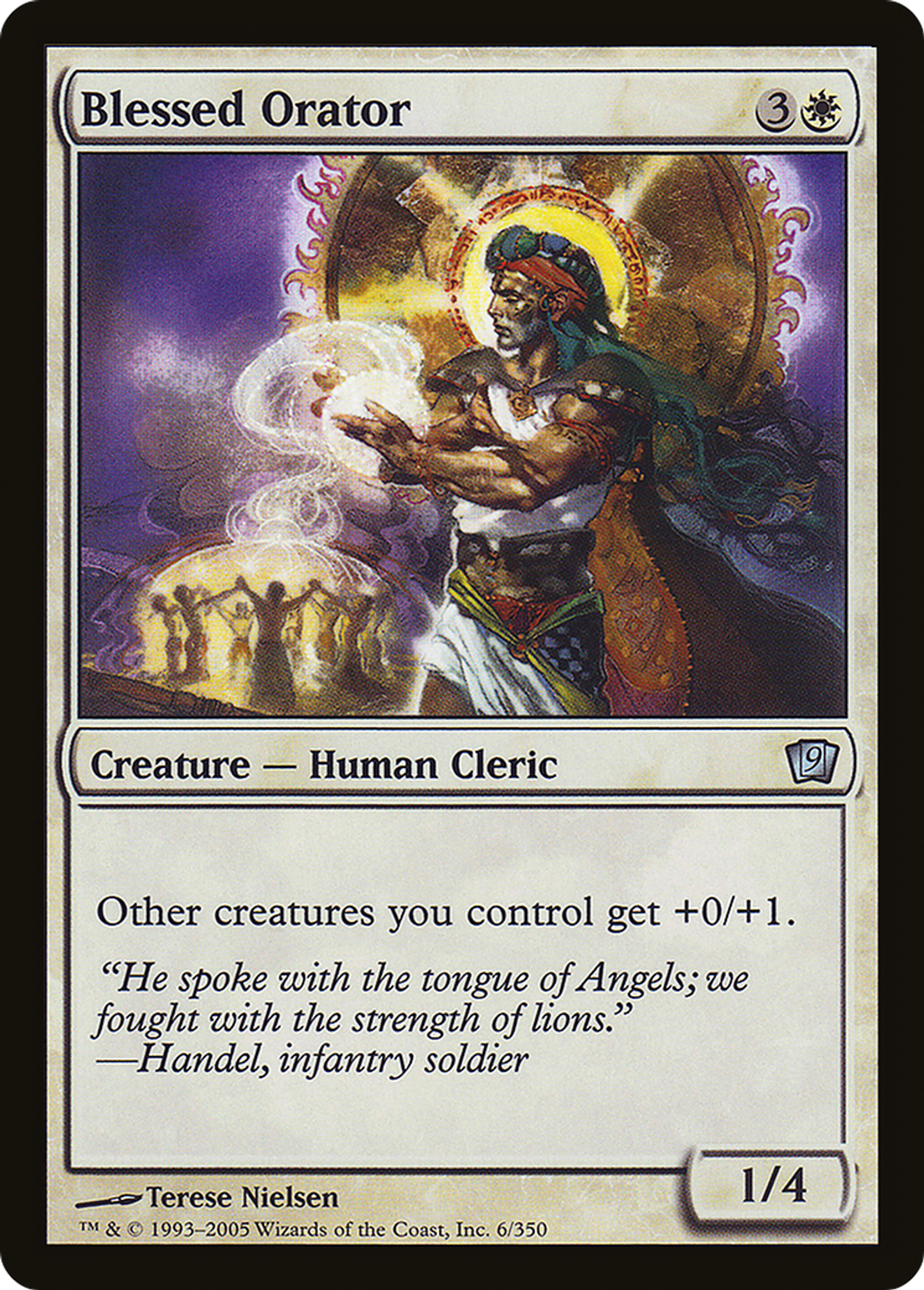 Orateur béni — Ninth Edition — Magic: The Gathering