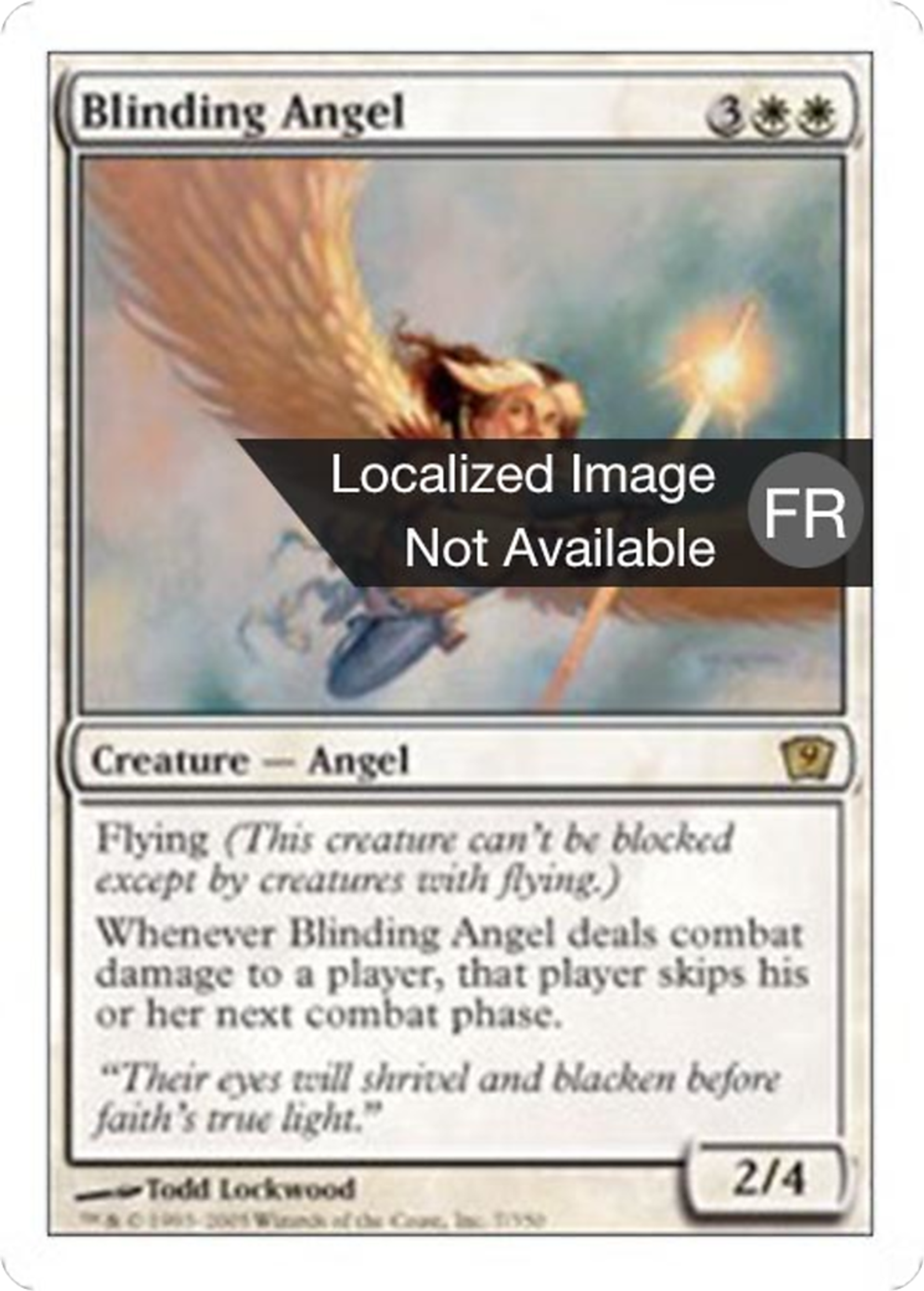 Ange aveuglante — Ninth Edition — Magic: The Gathering