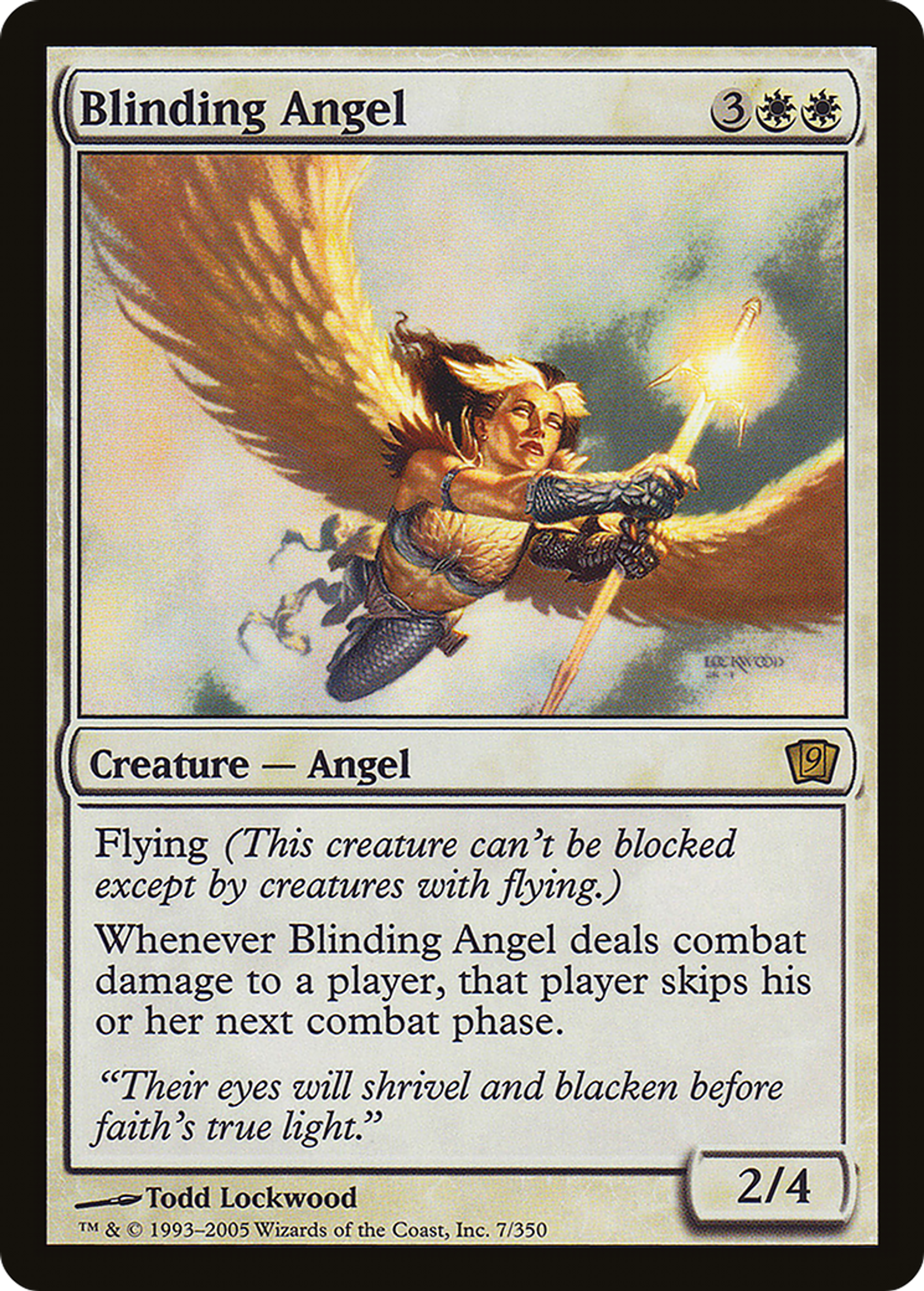 Ange aveuglante — Ninth Edition — Magic: The Gathering