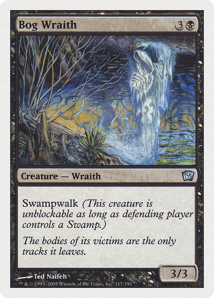Bog Wraith — Ninth Edition — Magic: The Gathering
