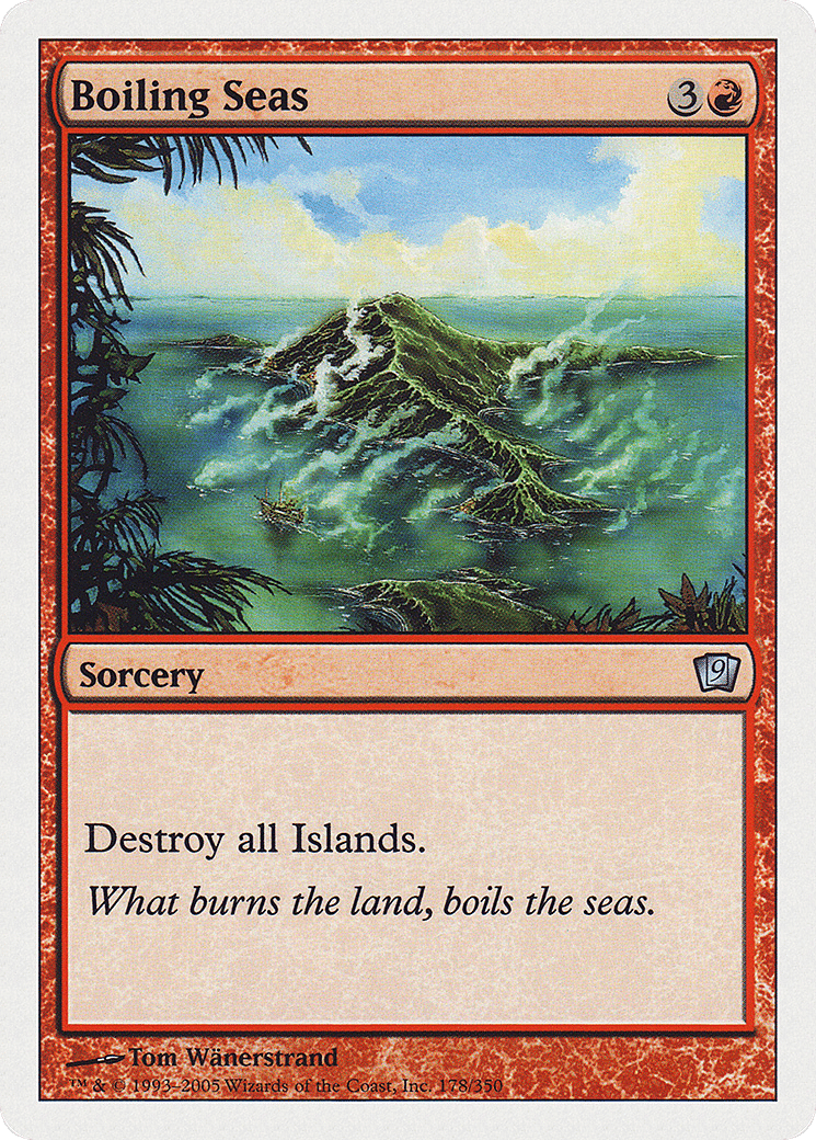 Boiling Seas — Ninth Edition — Magic: The Gathering
