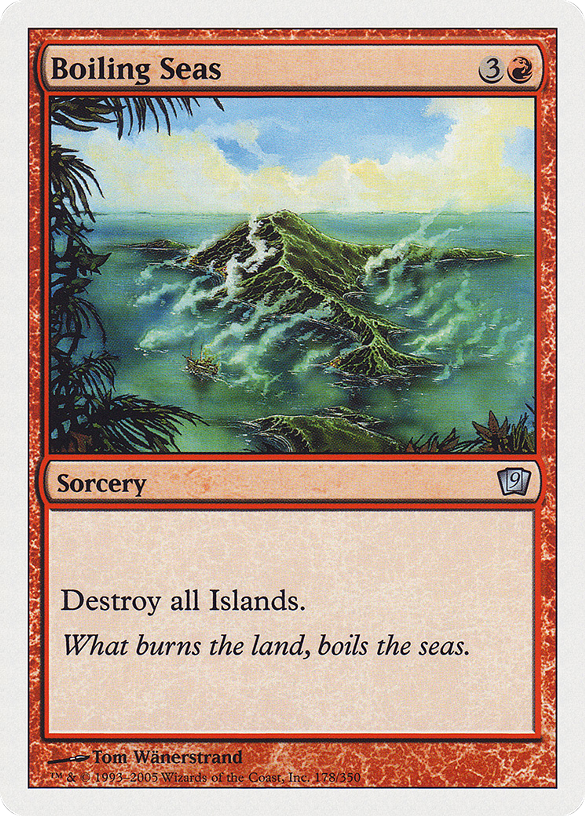 Mers bouillonnantes — Ninth Edition — Magic: The Gathering