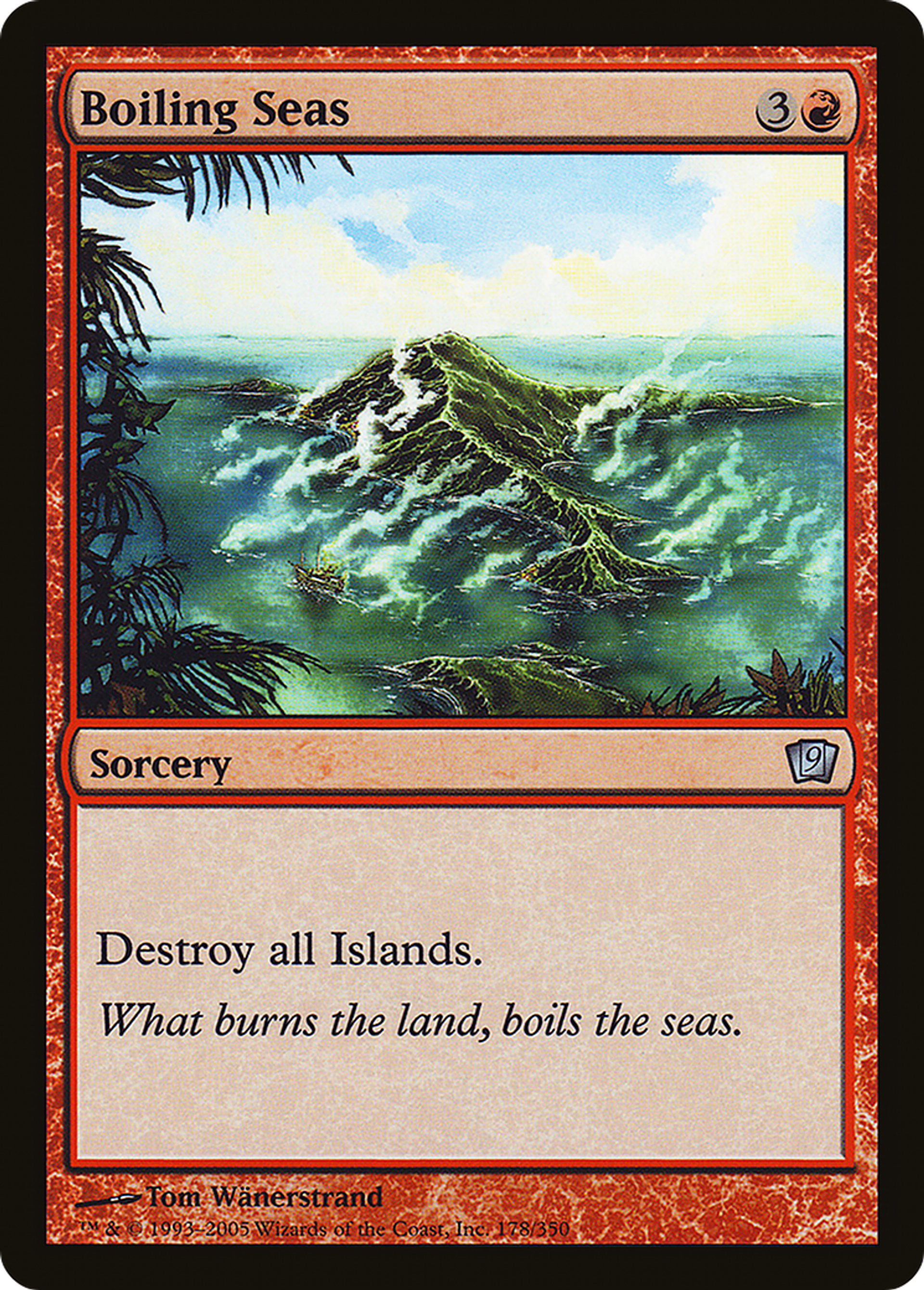 Mers bouillonnantes — Ninth Edition — Magic: The Gathering