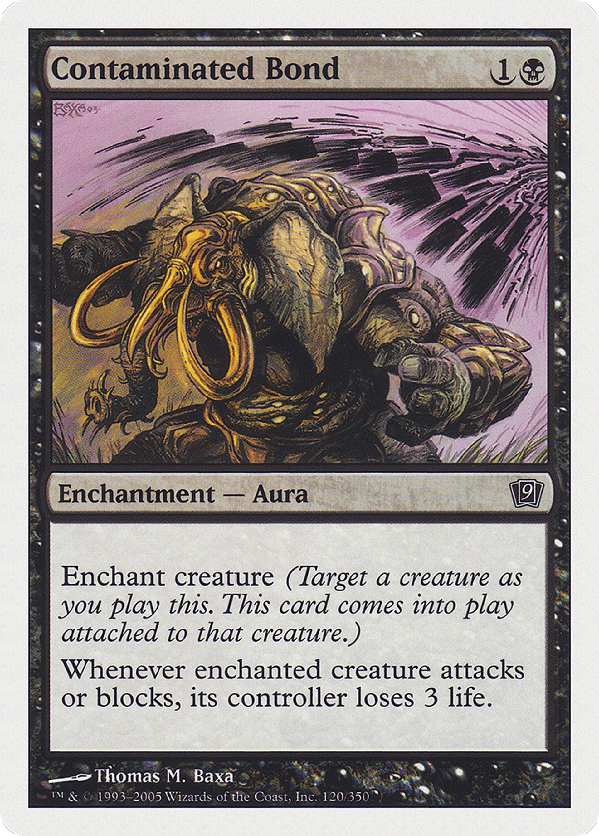 Contaminated Bond — Ninth Edition — Magic: The Gathering