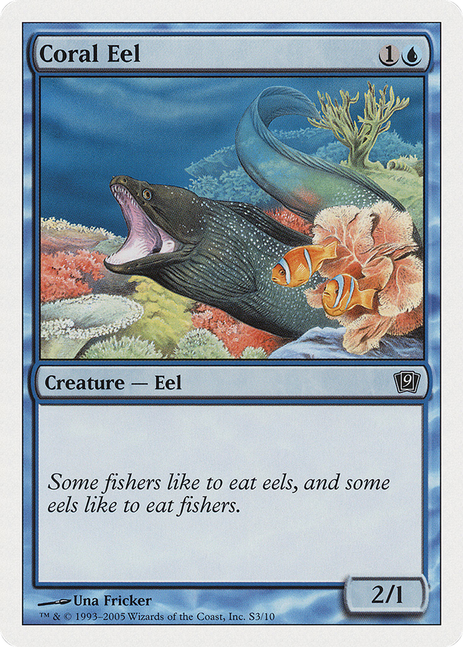 Anguille des coraux — Ninth Edition — Magic: The Gathering
