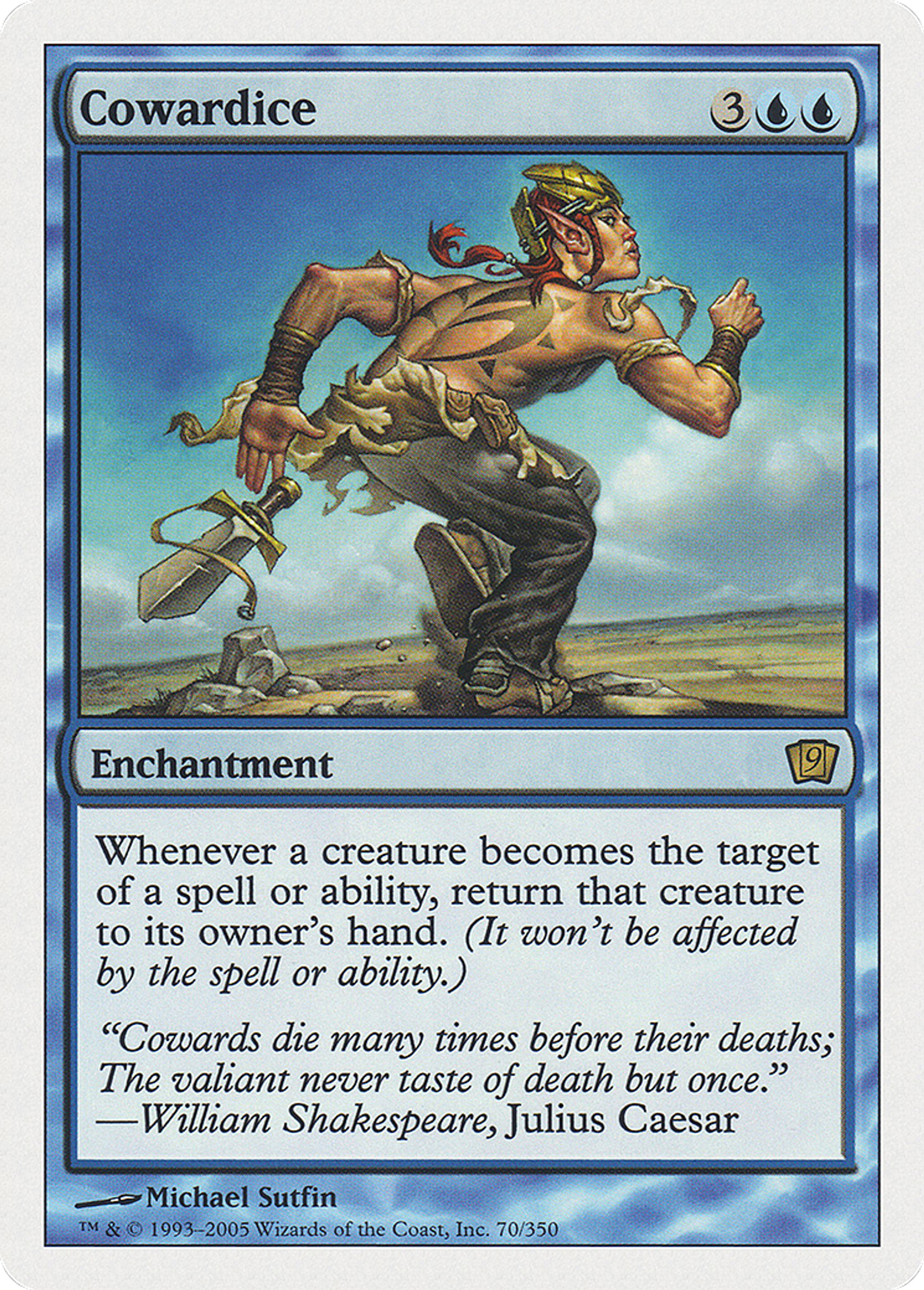 Couardise — Ninth Edition — Magic: The Gathering