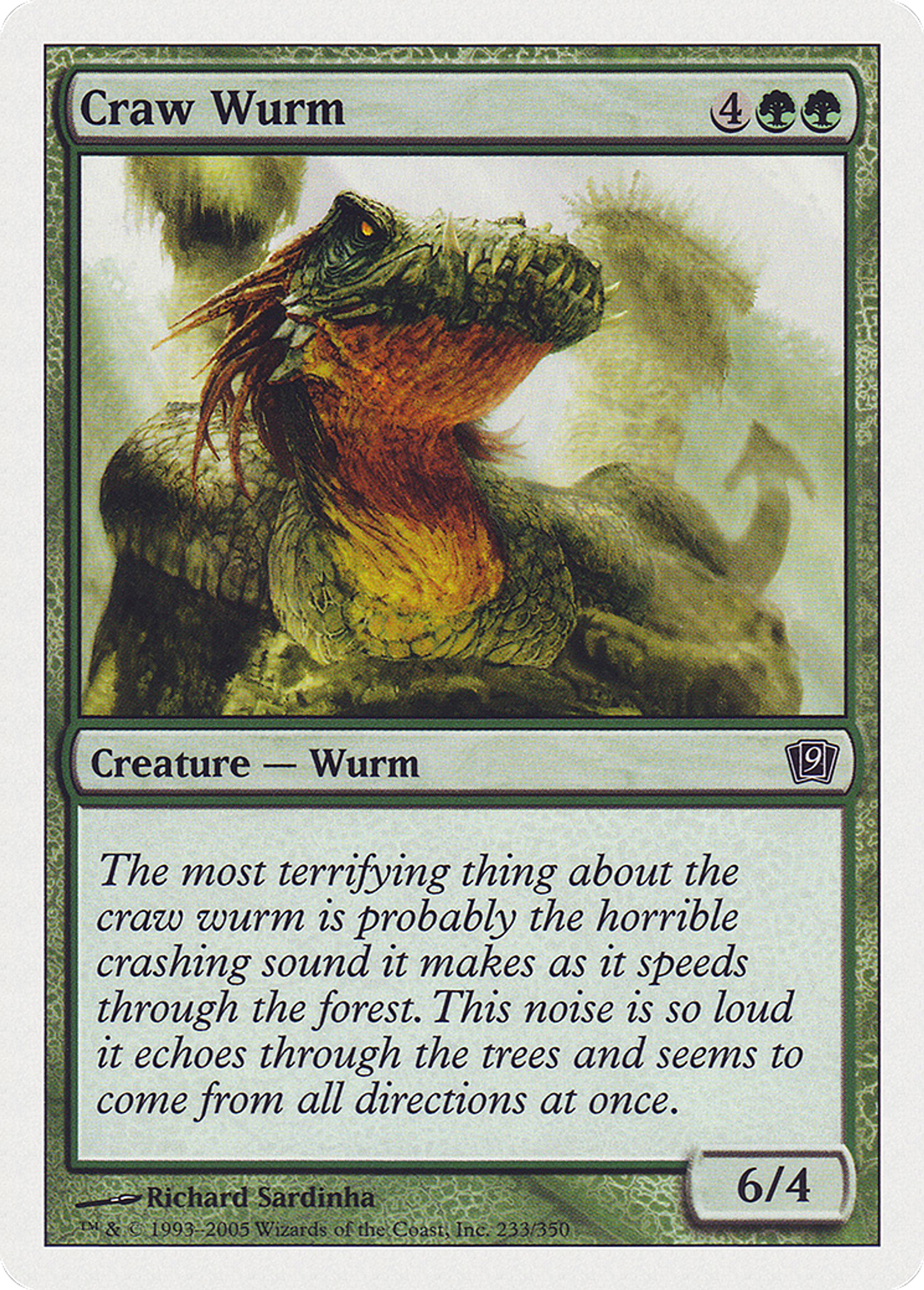 Guivre vorace — Ninth Edition — Magic: The Gathering