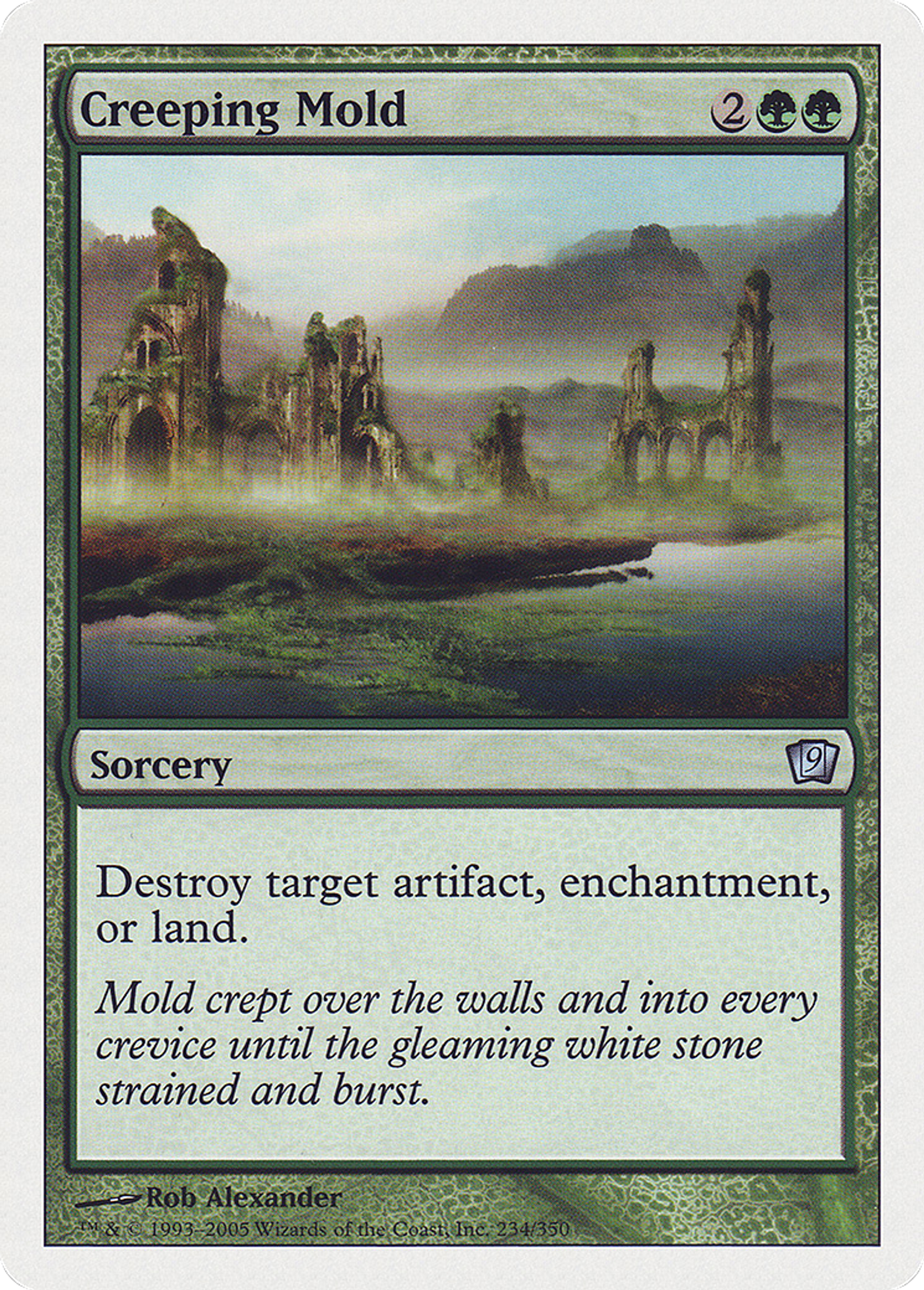 Moisissure rampante — Ninth Edition — Magic: The Gathering