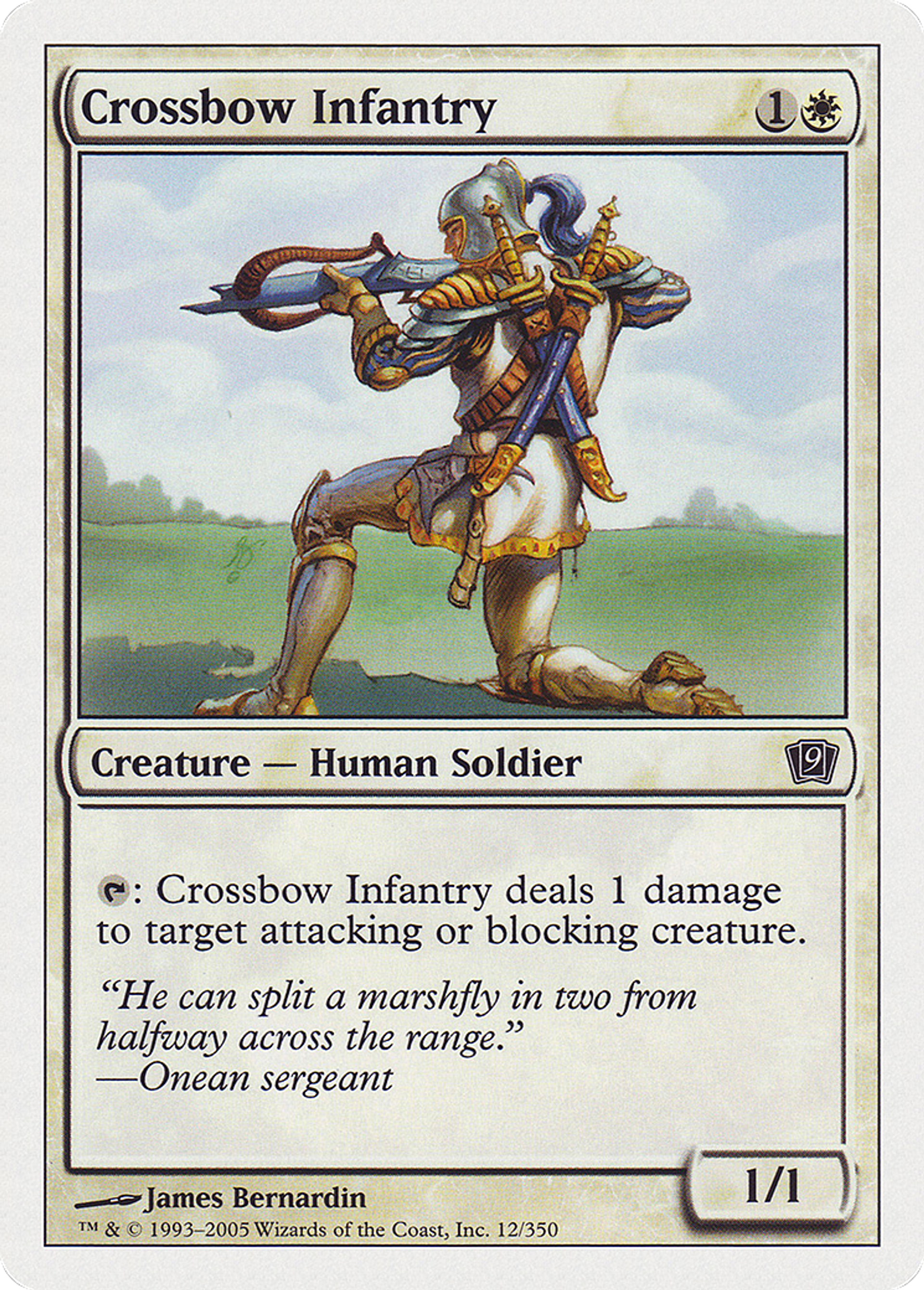 Arbalétriers à pied — Ninth Edition — Magic: The Gathering