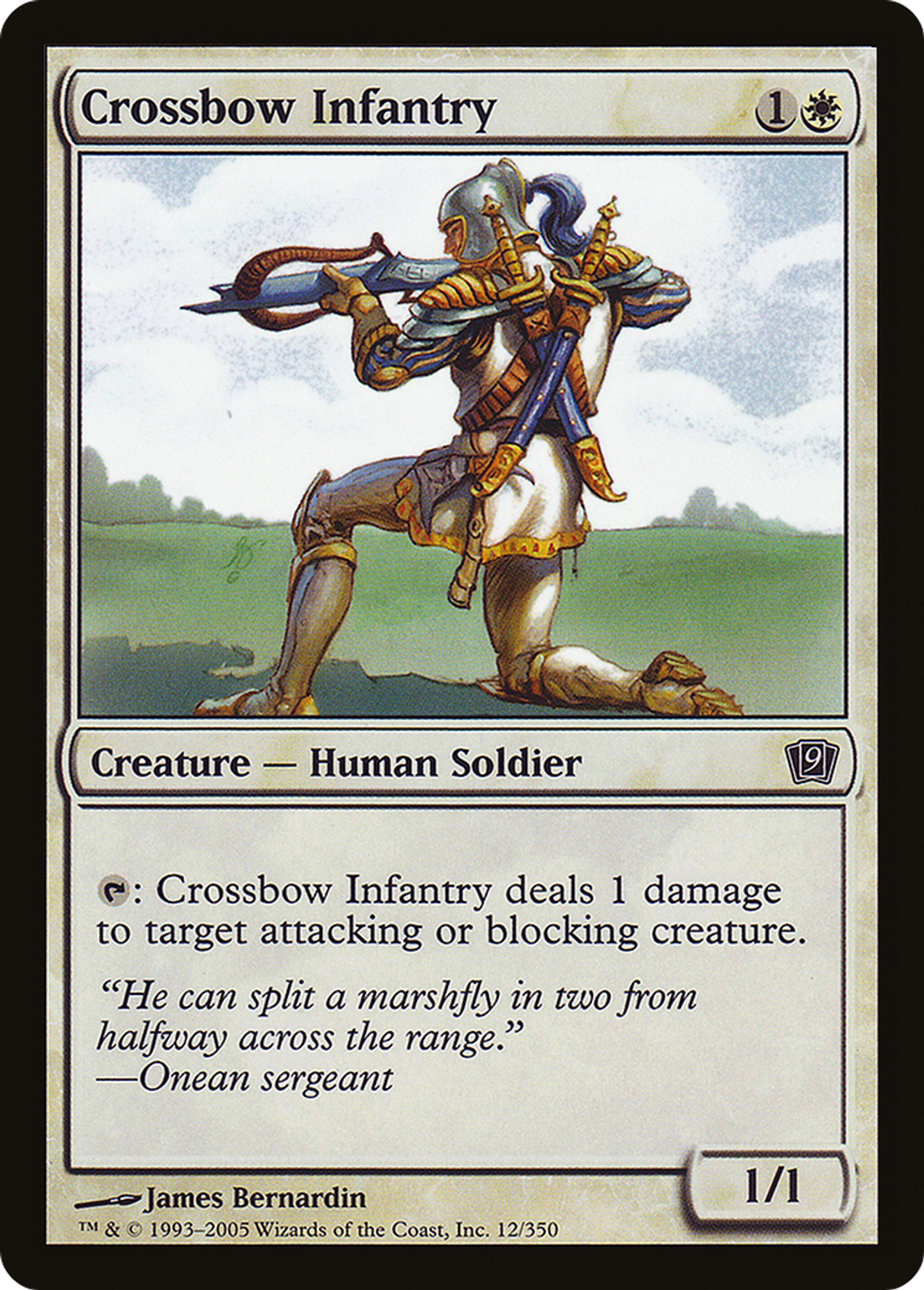Arbalétriers à pied — Ninth Edition — Magic: The Gathering