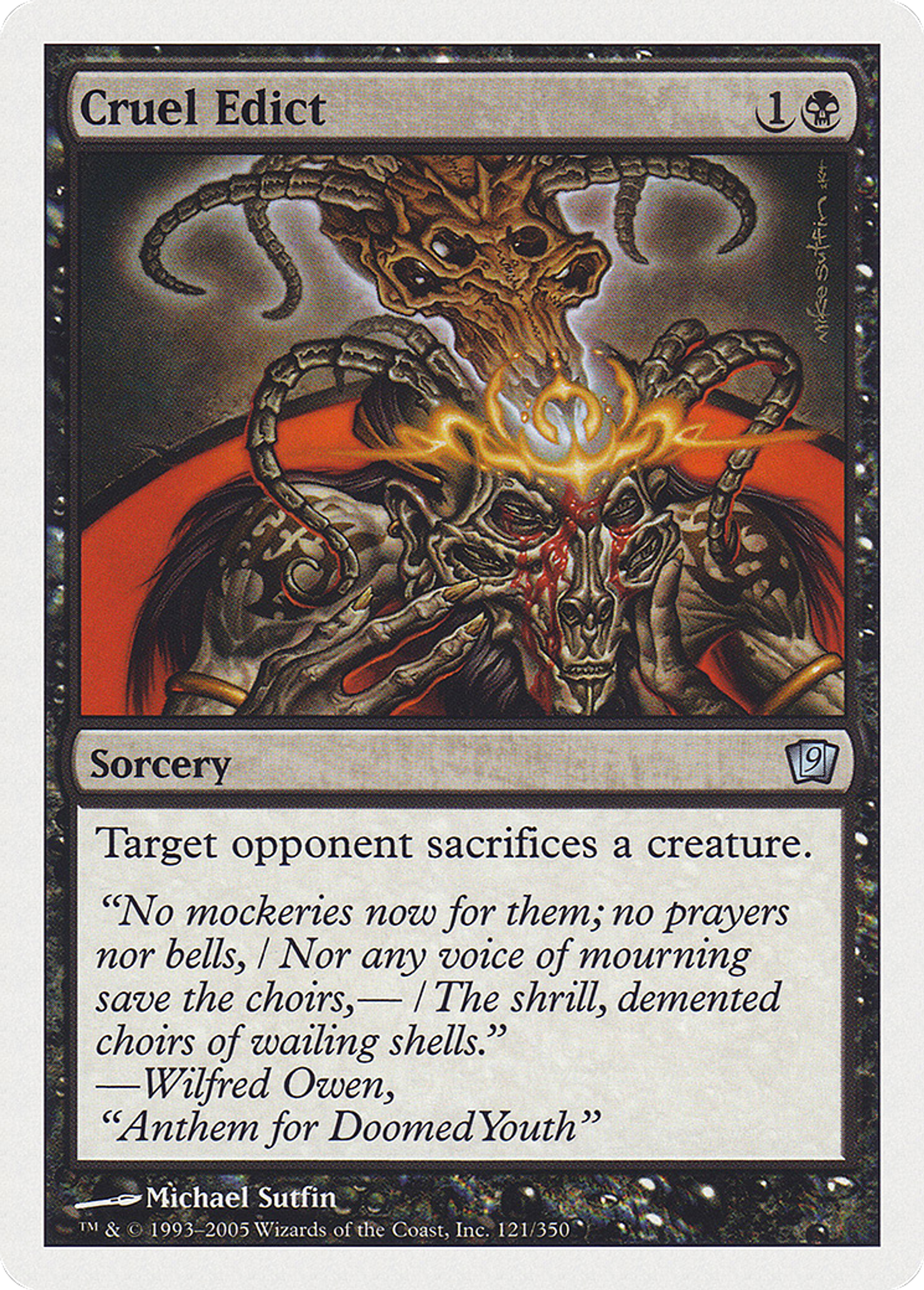 Édit cruel — Ninth Edition — Magic: The Gathering
