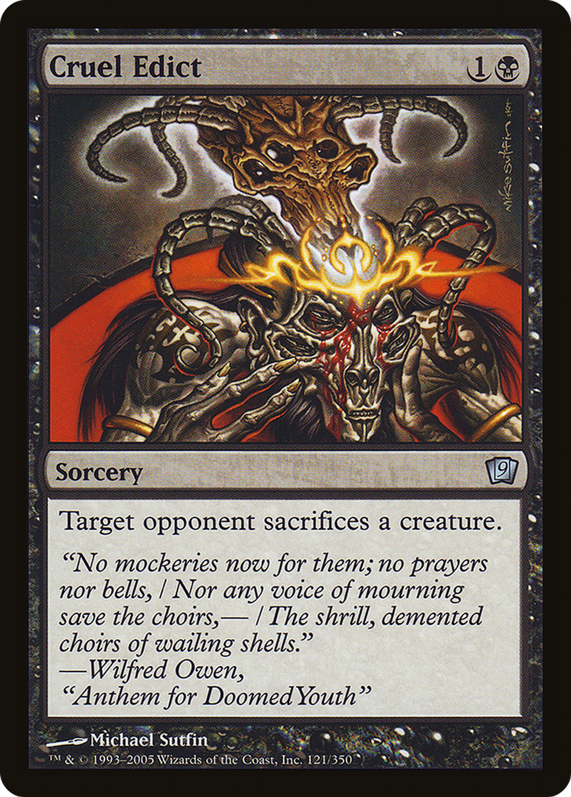 Édit cruel — Ninth Edition — Magic: The Gathering