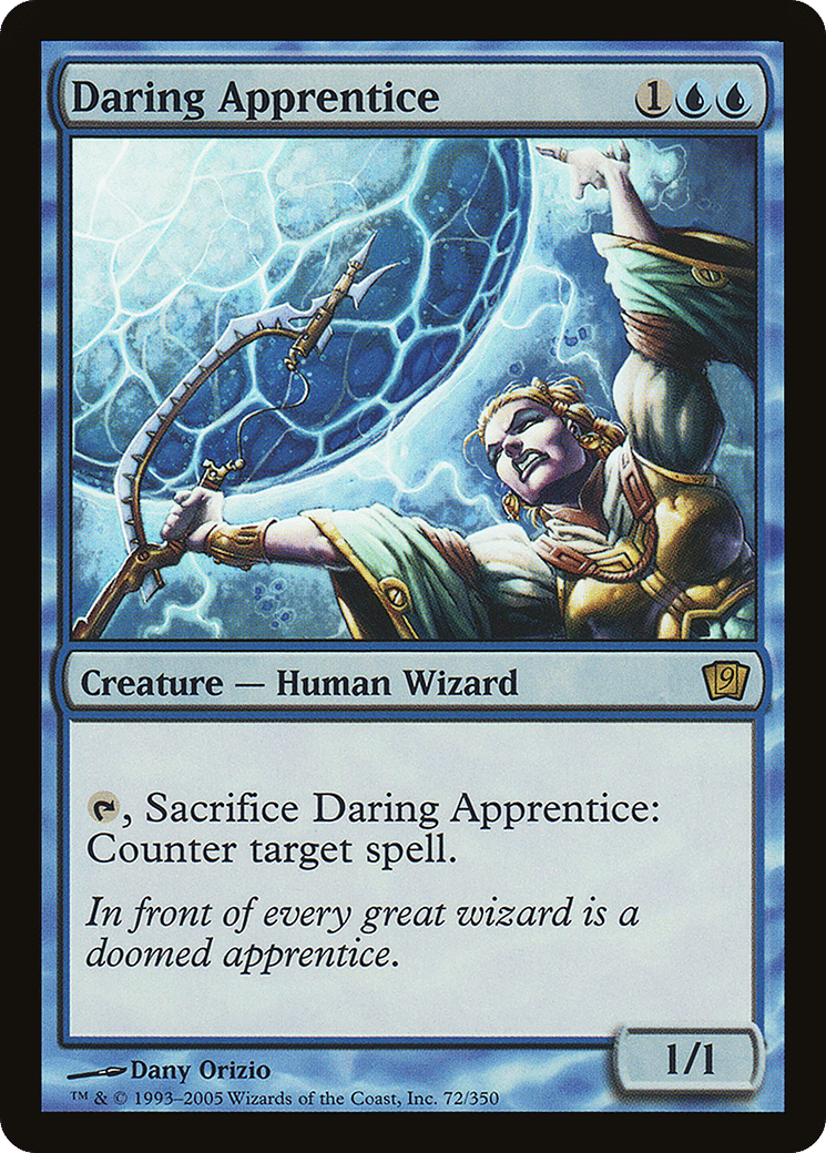 Daring Apprentice — Ninth Edition — Magic: The Gathering