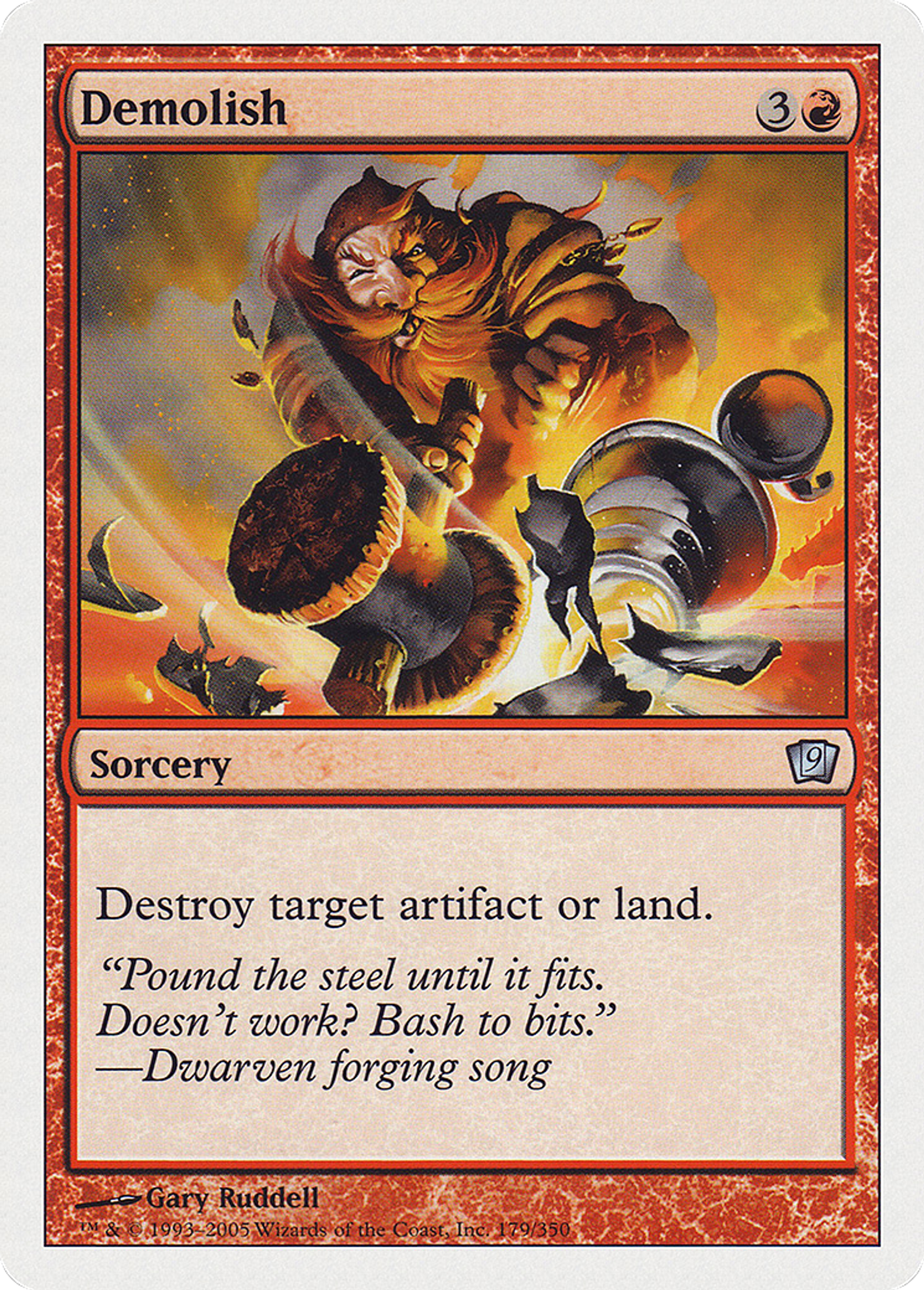 Démolition — Ninth Edition — Magic: The Gathering