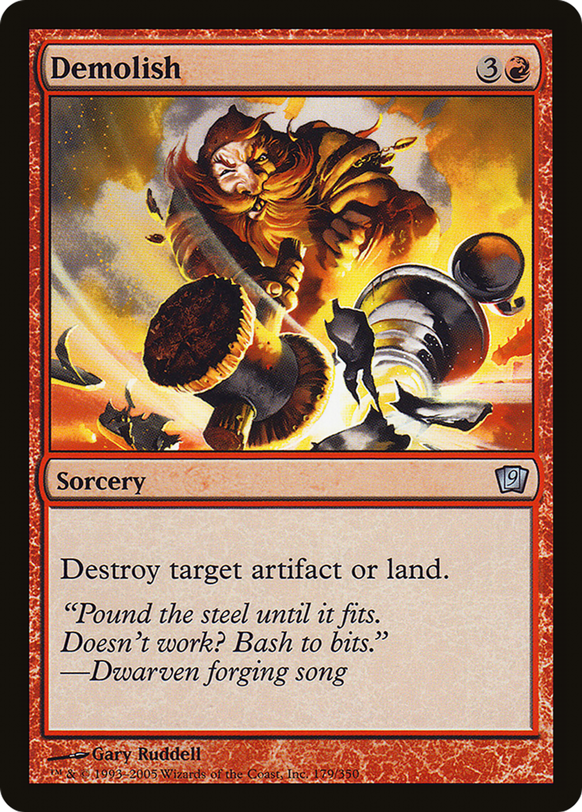 Démolition — Ninth Edition — Magic: The Gathering