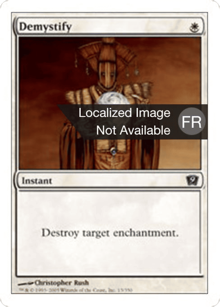 Démystification — Ninth Edition — Magic: The Gathering