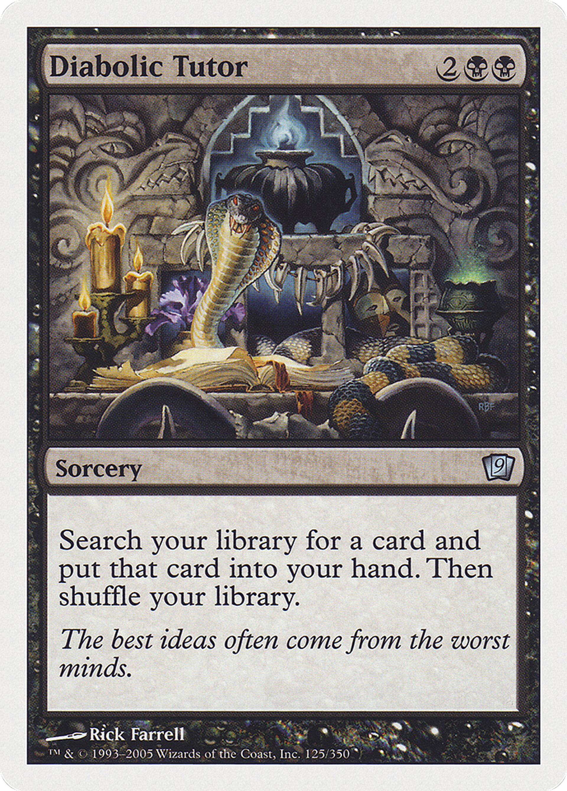Précepteur démoniaque — Ninth Edition — Magic: The Gathering