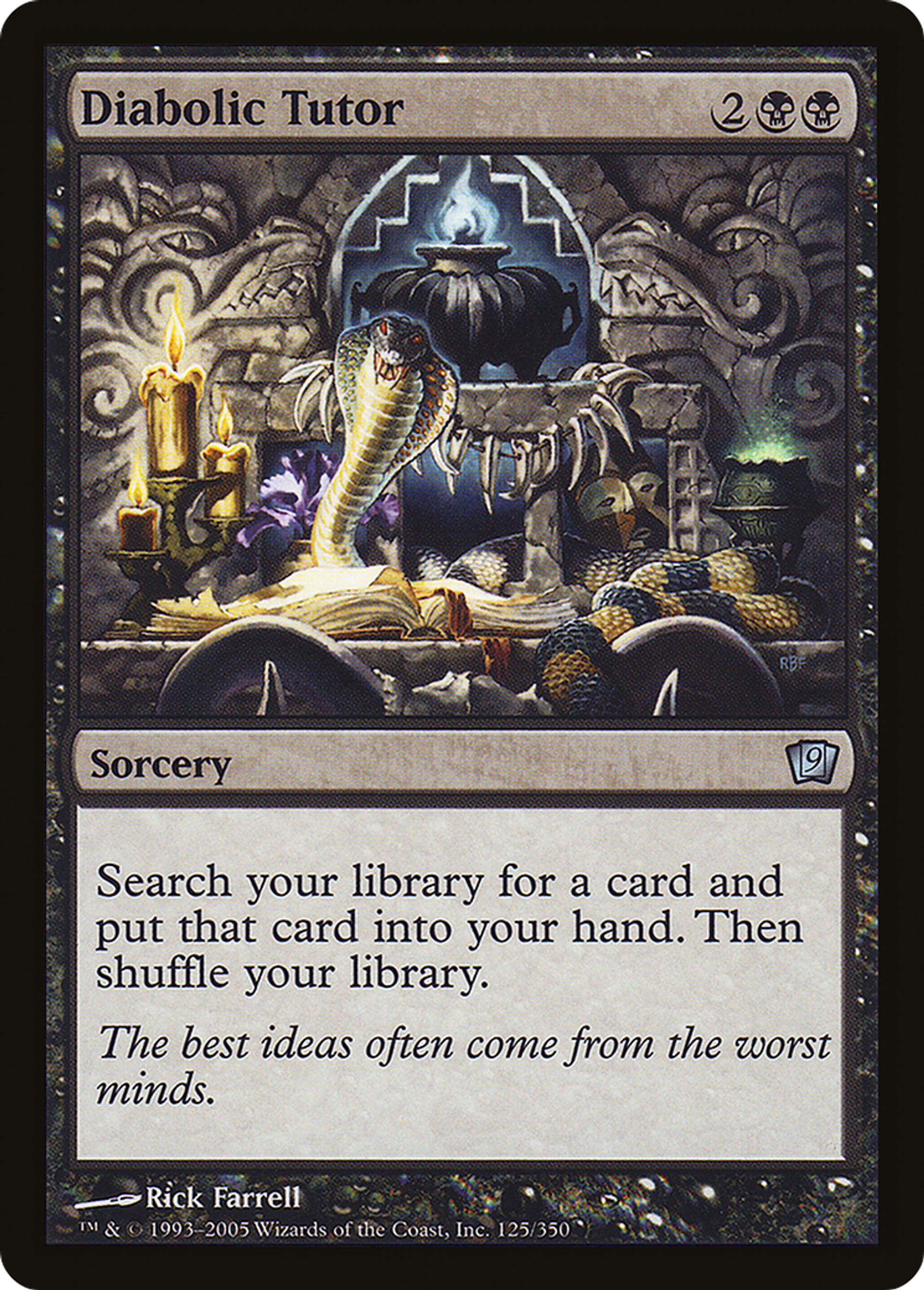 Précepteur démoniaque — Ninth Edition — Magic: The Gathering