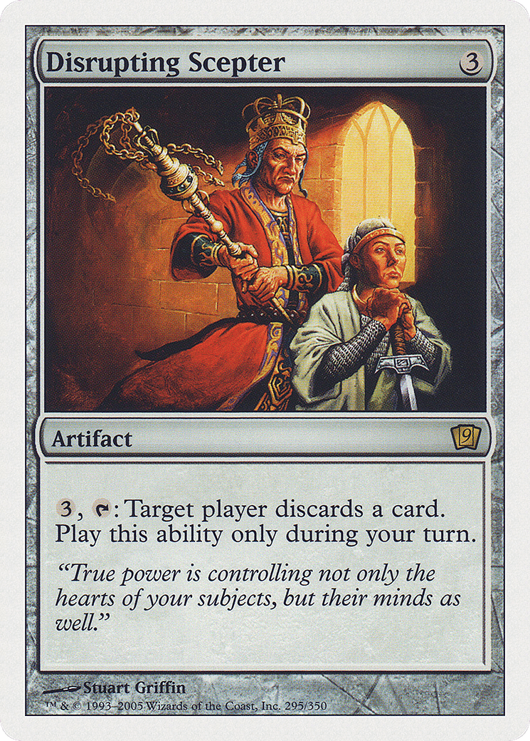 Disrupting Scepter — Ninth Edition — Magic: The Gathering