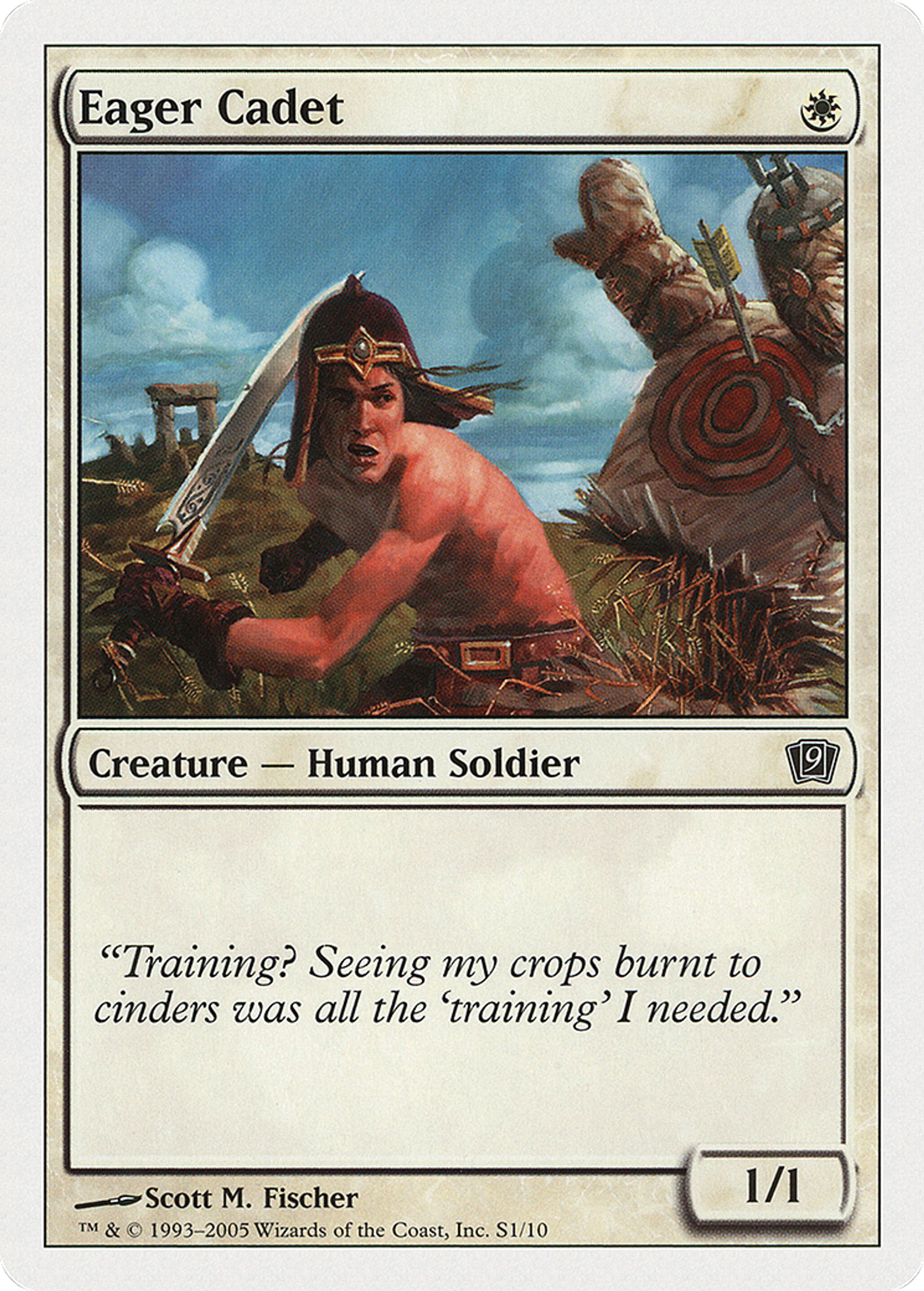 Cadet impatient — Ninth Edition — Magic: The Gathering