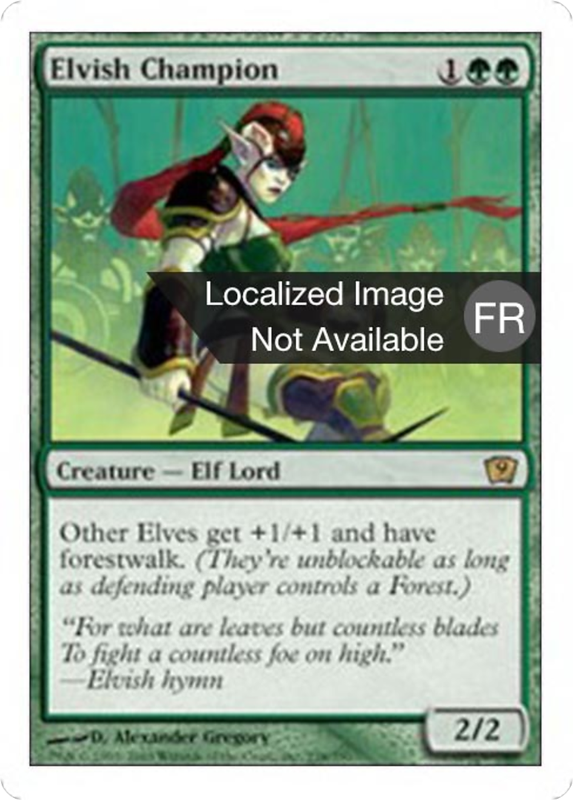 Championne elfe — Ninth Edition — Magic: The Gathering
