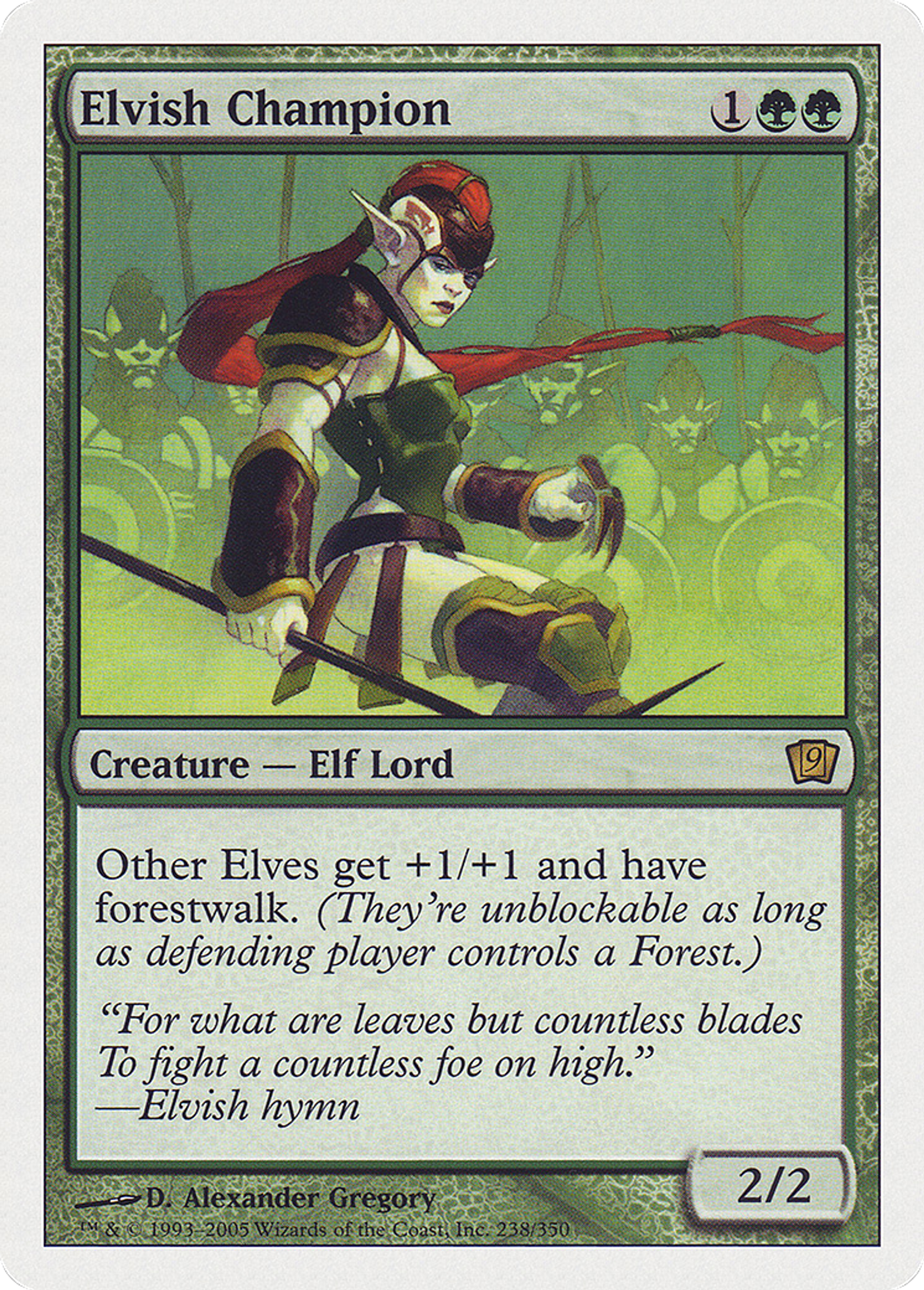 Elvish Champion — Ninth Edition — Magic: The Gathering