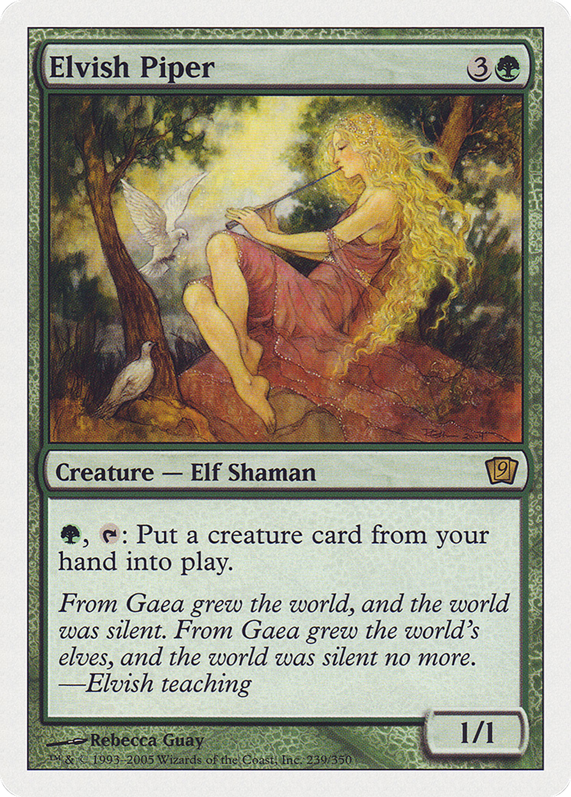Joueuse de flûte elfe — Ninth Edition — Magic: The Gathering