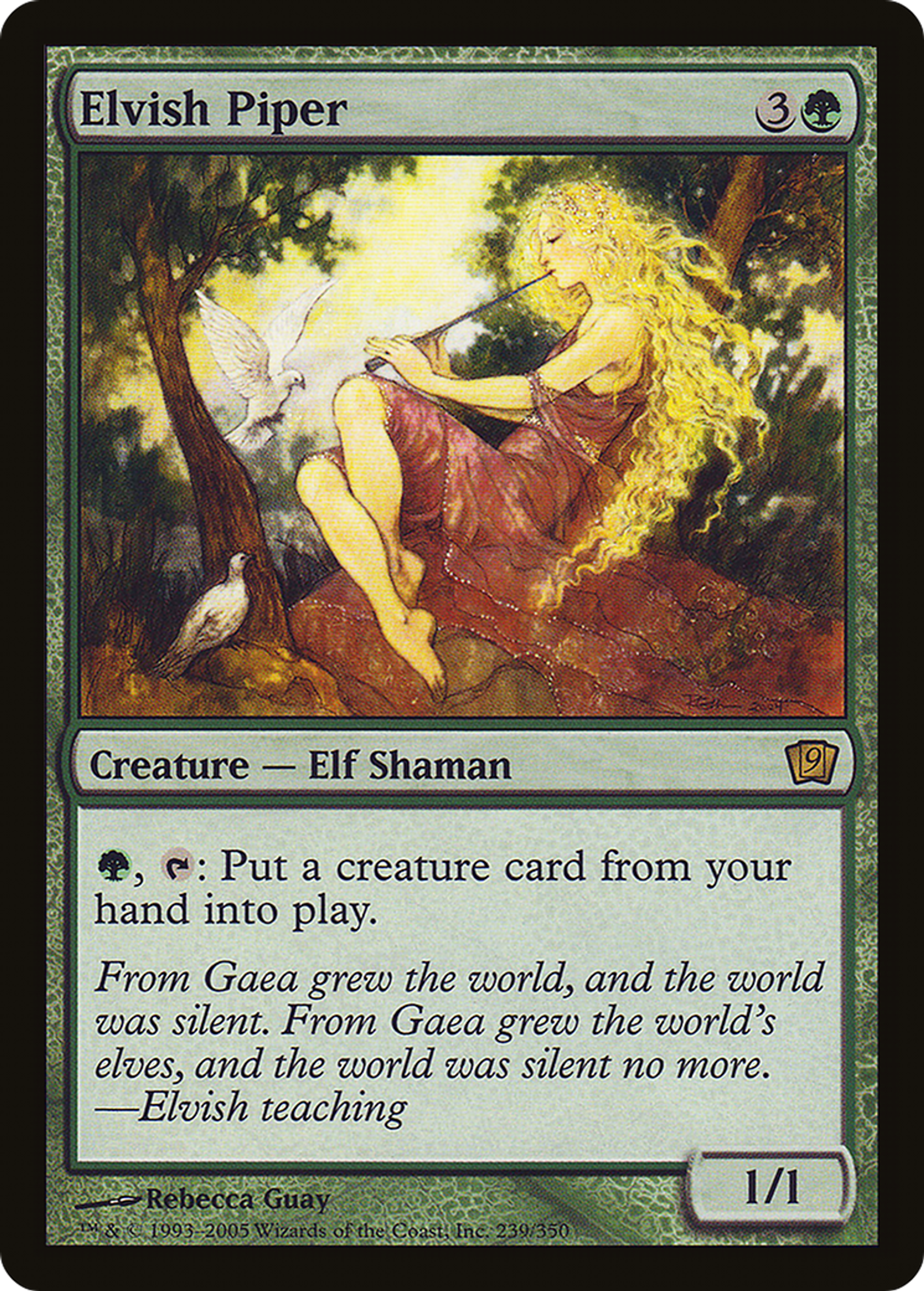 Joueuse de flûte elfe — Ninth Edition — Magic: The Gathering