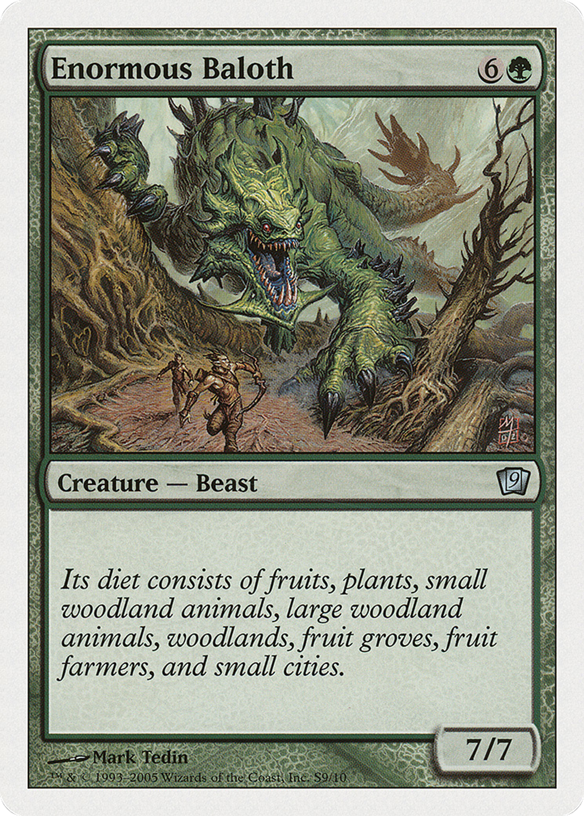 Baloth énorme — Ninth Edition — Magic: The Gathering