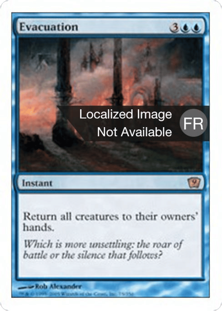 Évacuation — Ninth Edition — Magic: The Gathering