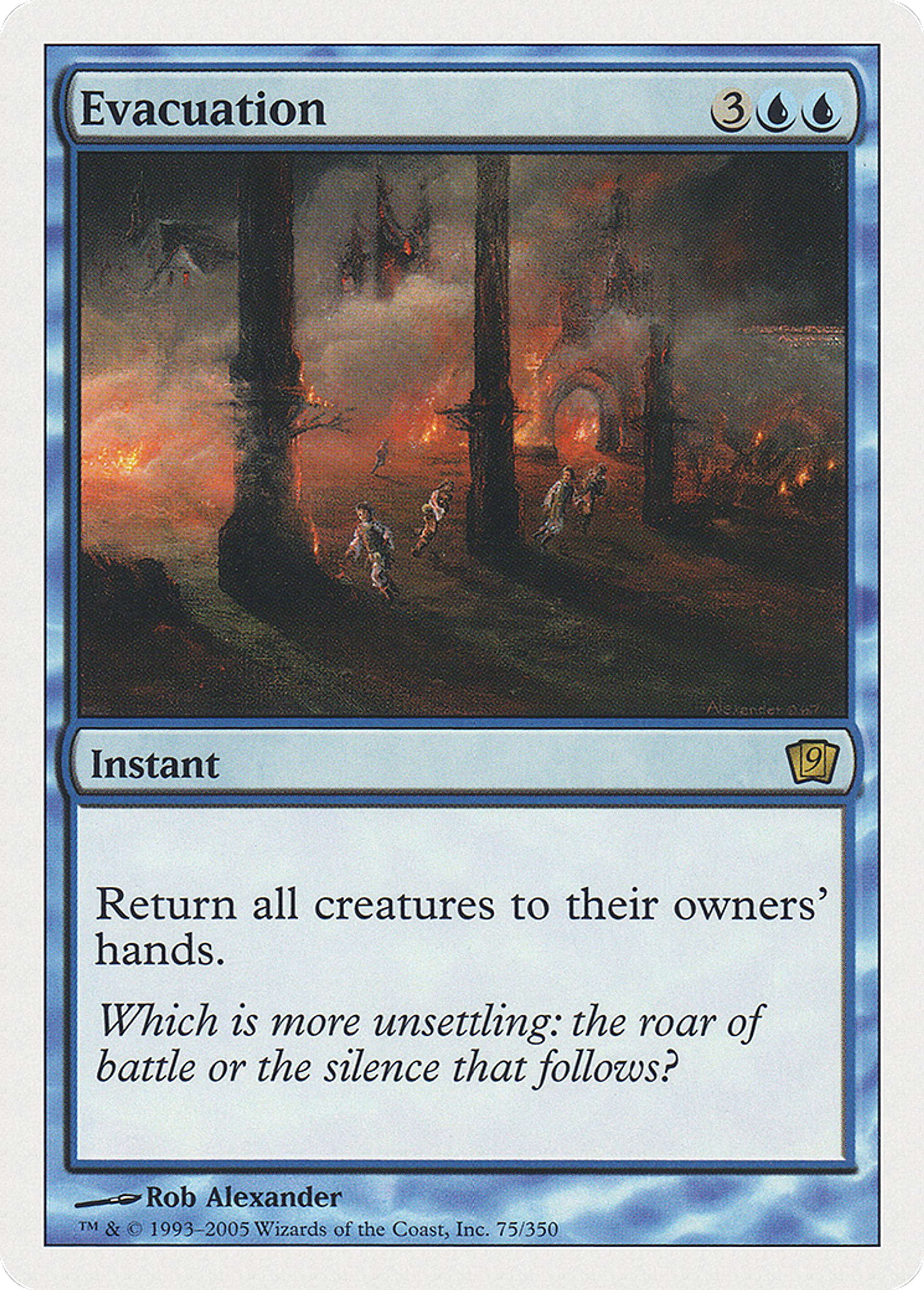 Évacuation — Ninth Edition — Magic: The Gathering