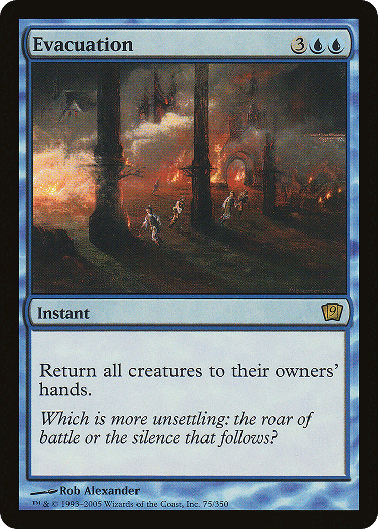 Evacuation — Ninth Edition — Magic: The Gathering