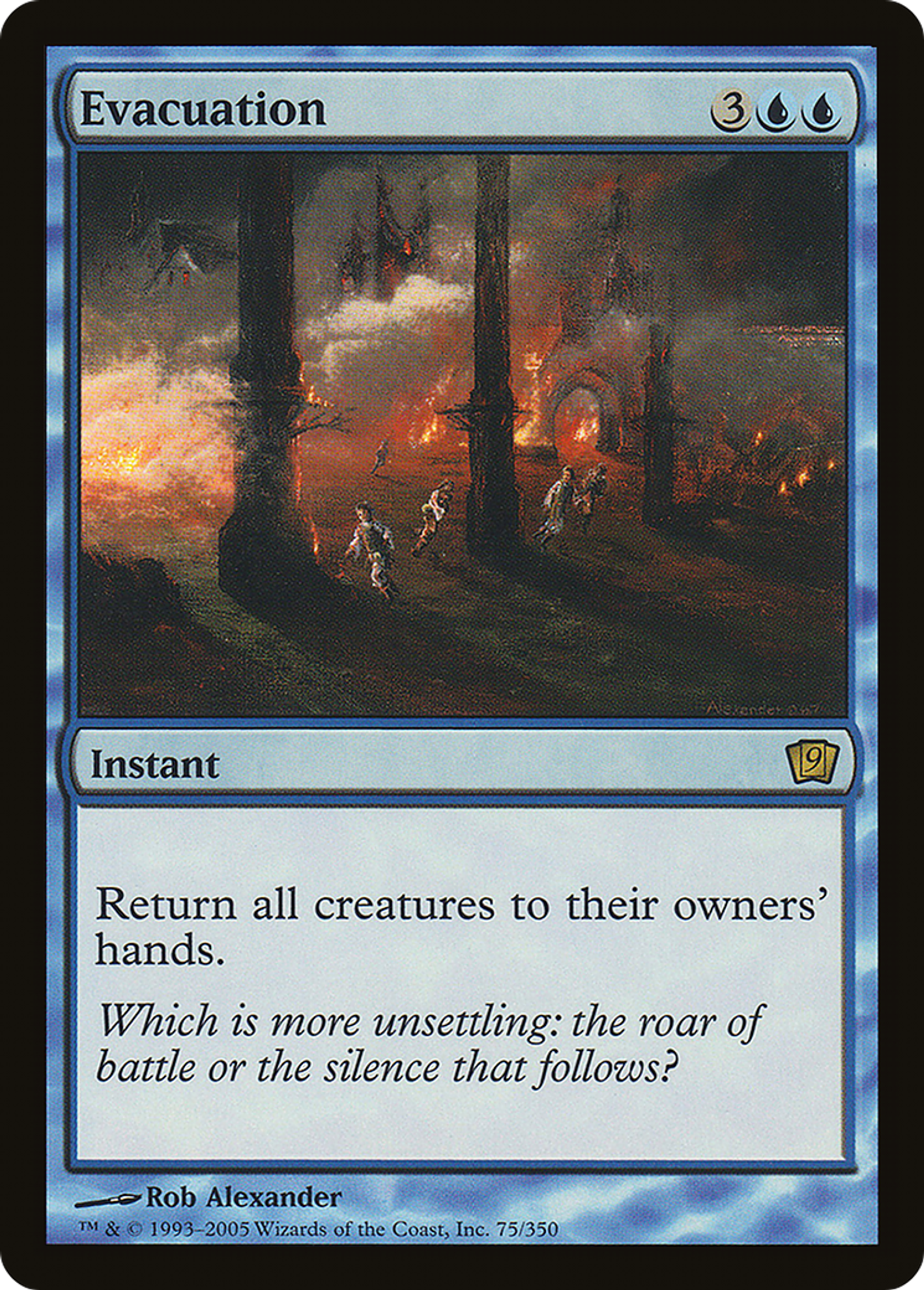 Évacuation — Ninth Edition — Magic: The Gathering