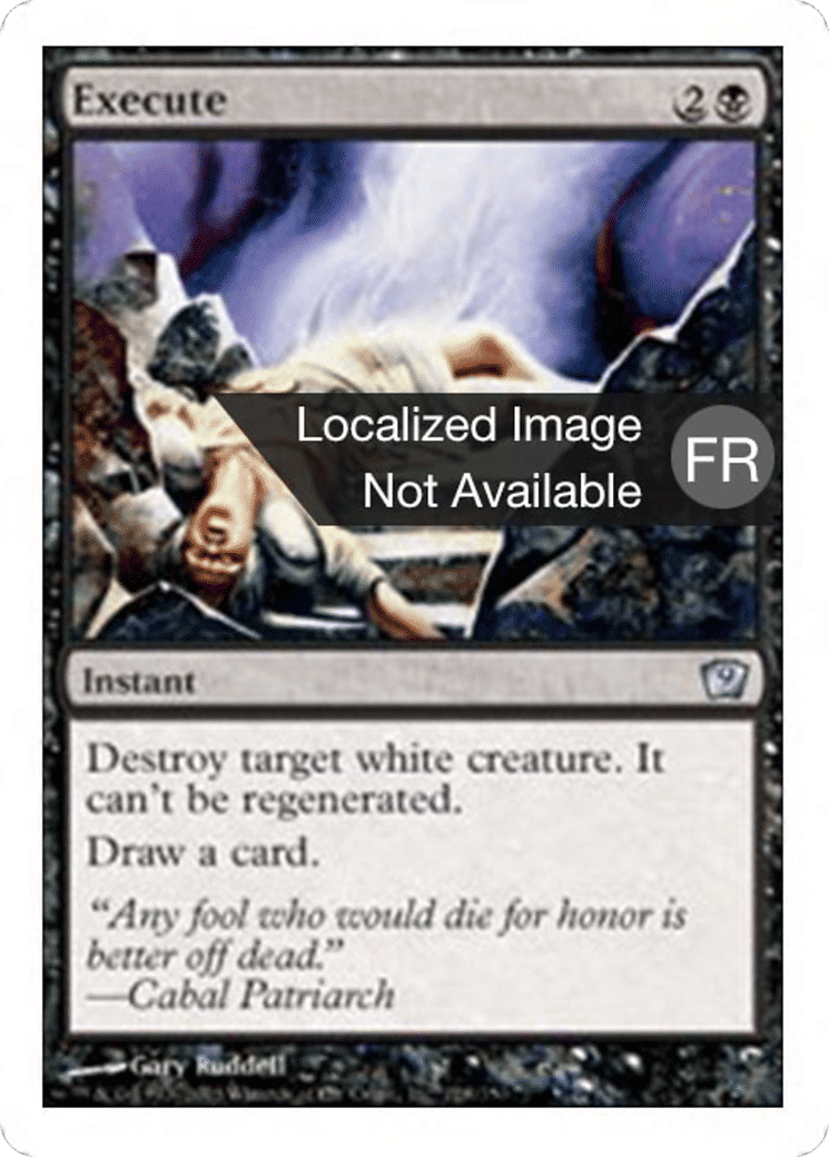 Exécution — Ninth Edition — Magic: The Gathering