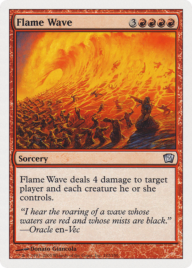 Flame Wave — Ninth Edition — Magic: The Gathering