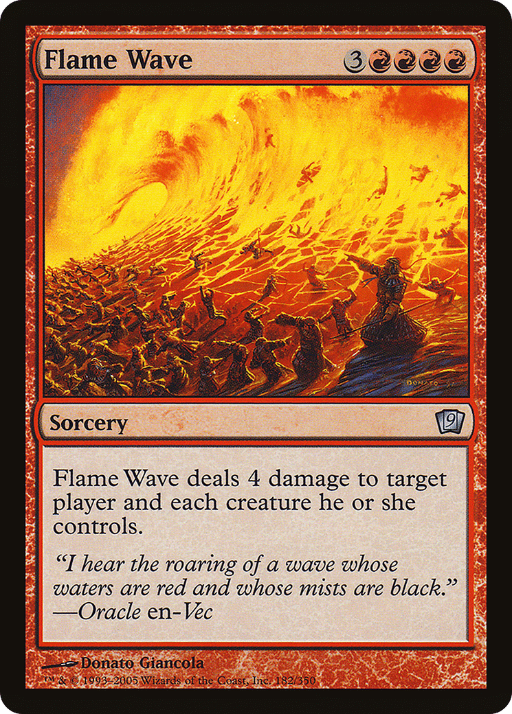 Flame Wave — Ninth Edition — Magic: The Gathering