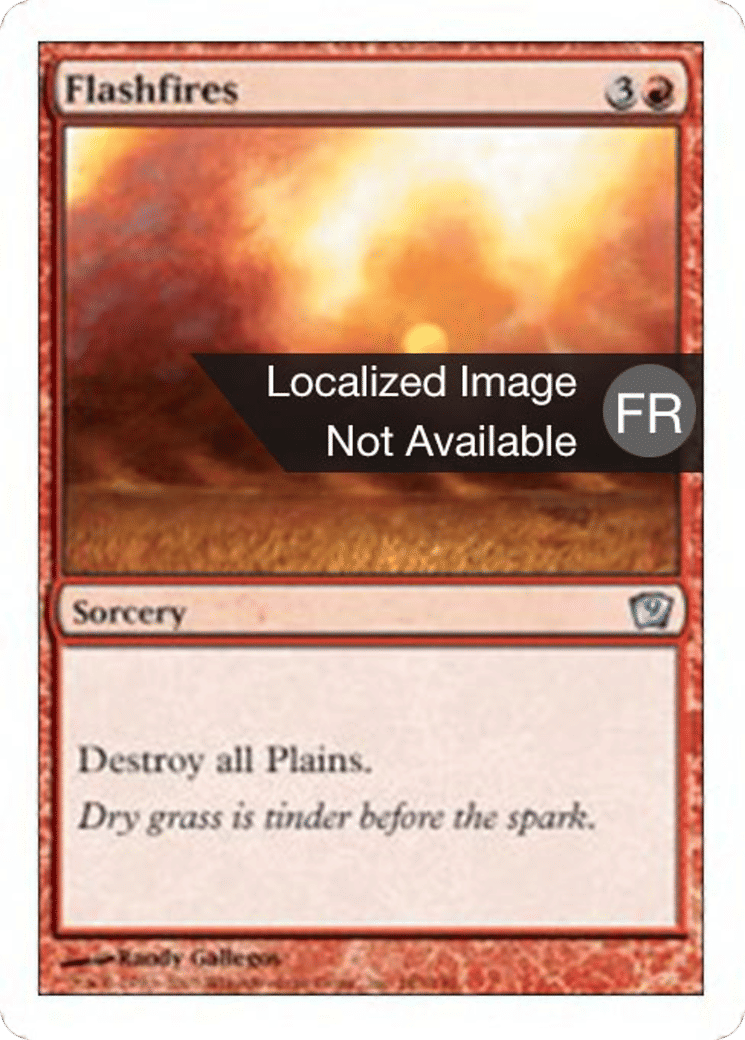 Feu de brousse — Ninth Edition — Magic: The Gathering