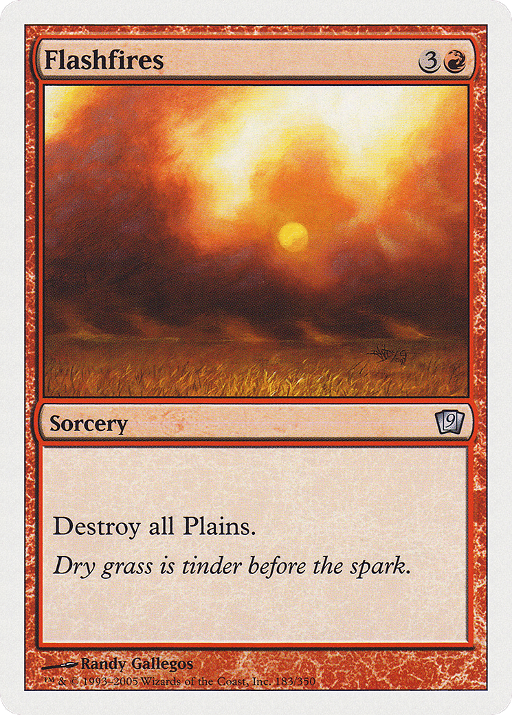 Flashfires — Ninth Edition — Magic: The Gathering