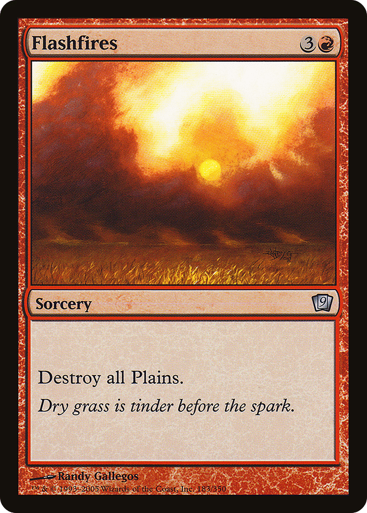 Flashfires — Ninth Edition — Magic: The Gathering