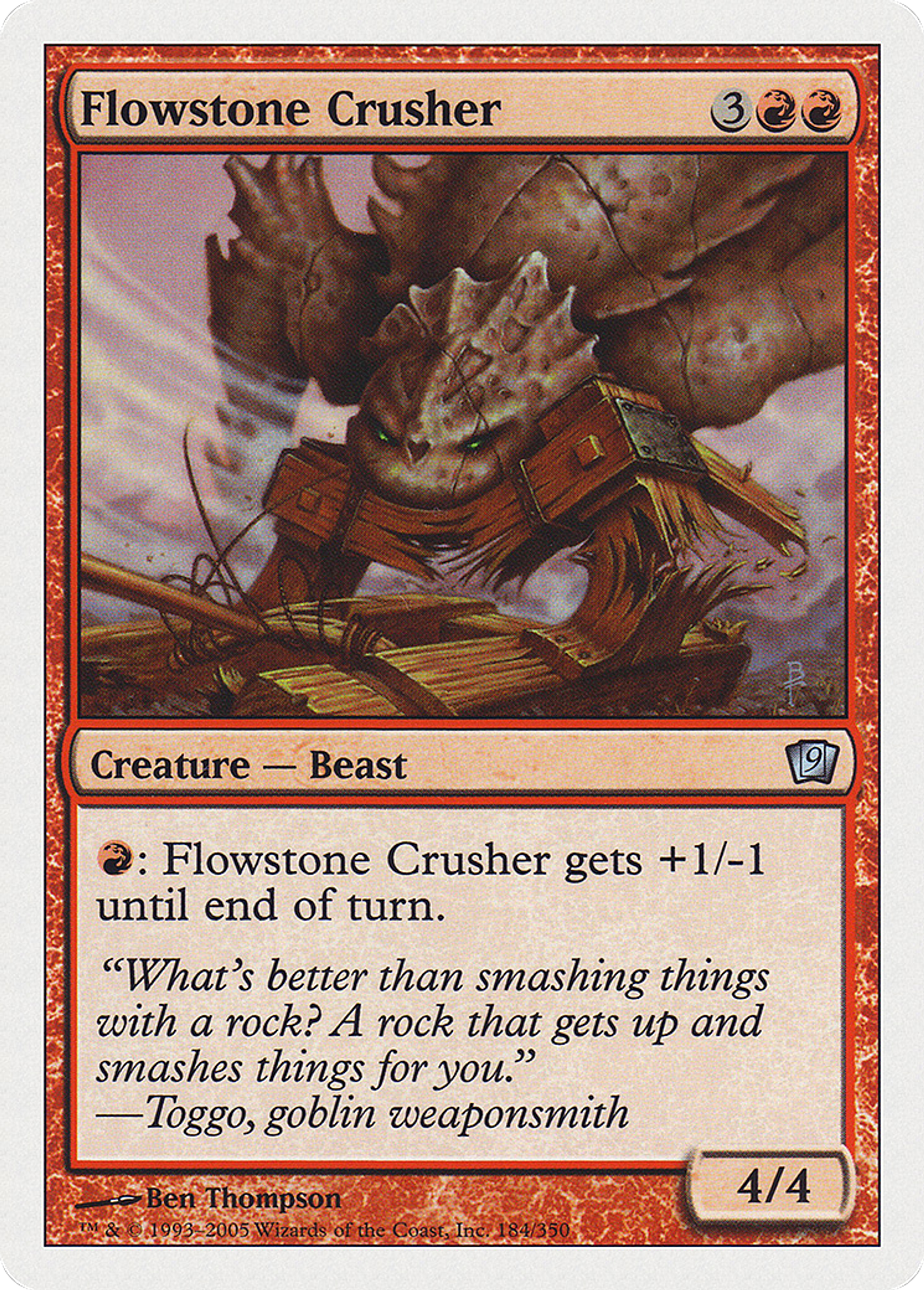 Écrabouilleur de fluipierre — Ninth Edition — Magic: The Gathering