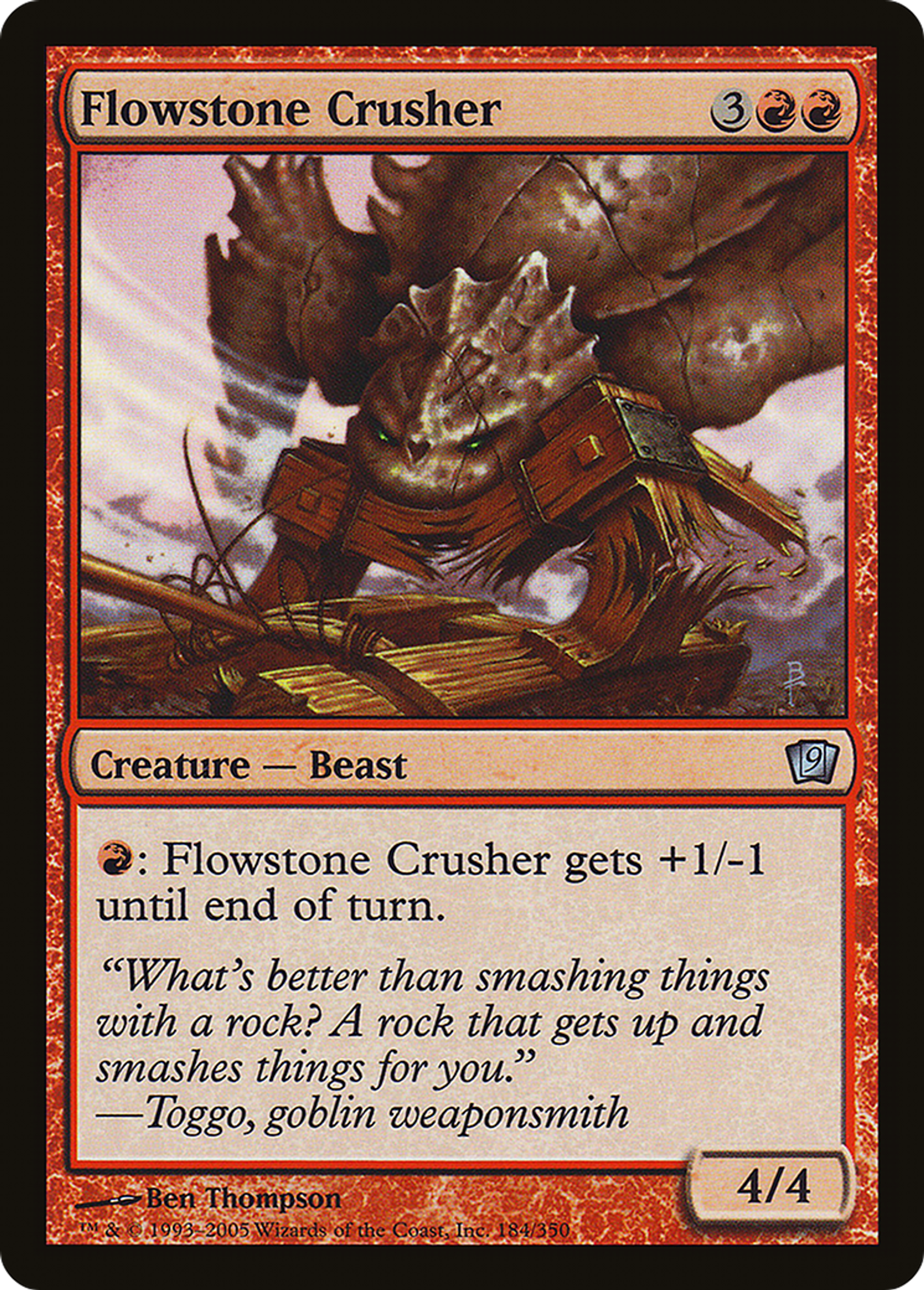 Écrabouilleur de fluipierre — Ninth Edition — Magic: The Gathering
