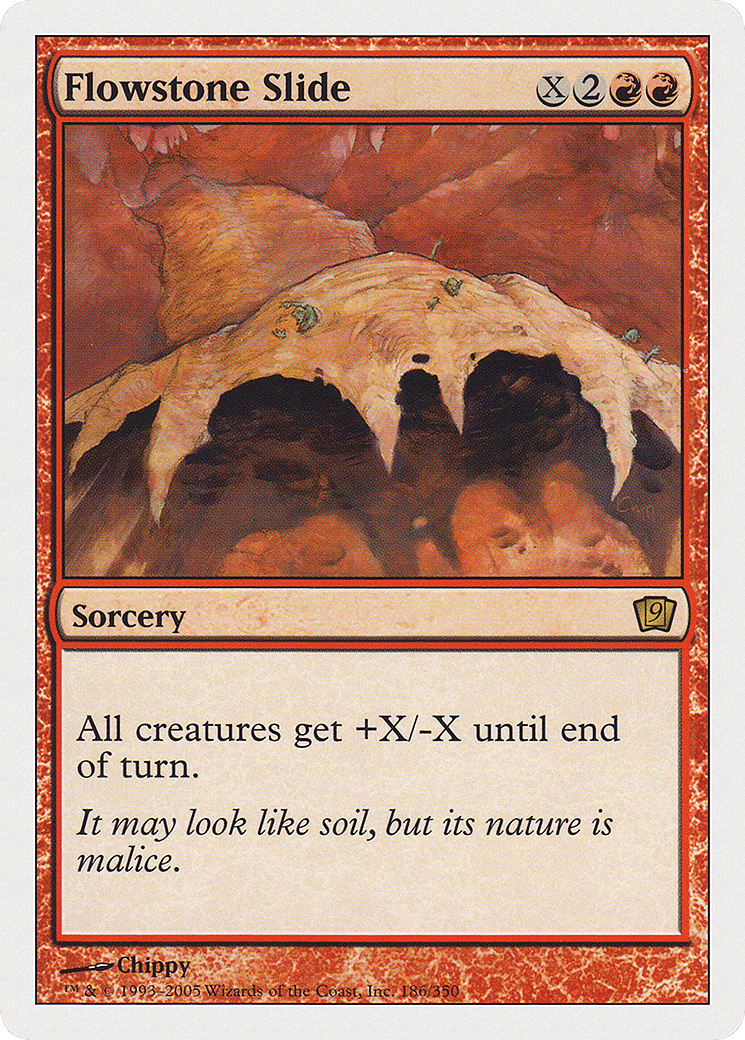Flowstone Slide — Ninth Edition — Magic: The Gathering